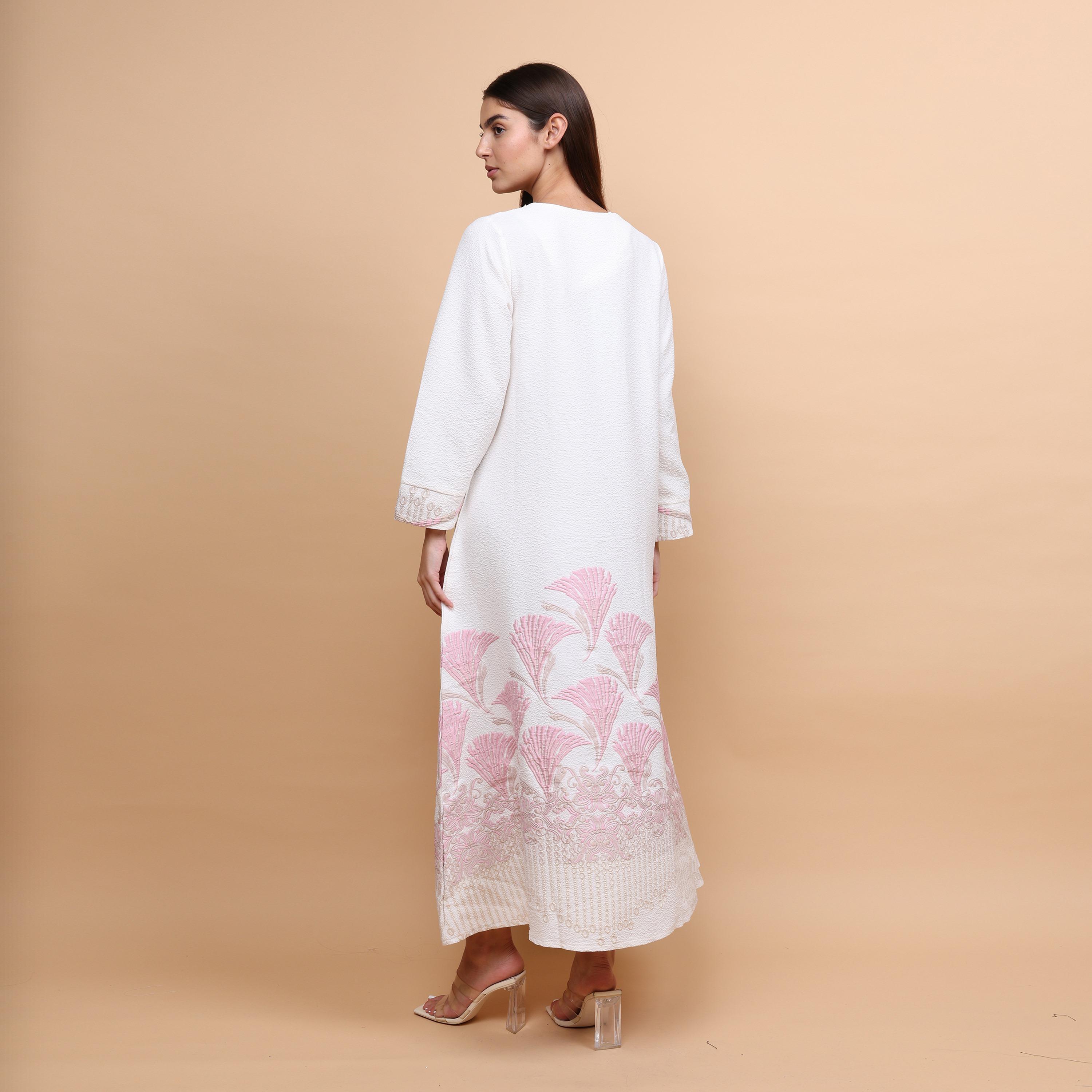 IKKXA Embroidered Women's Evening Jalabiya-women-arabicclothing-jalabiyas-image-4