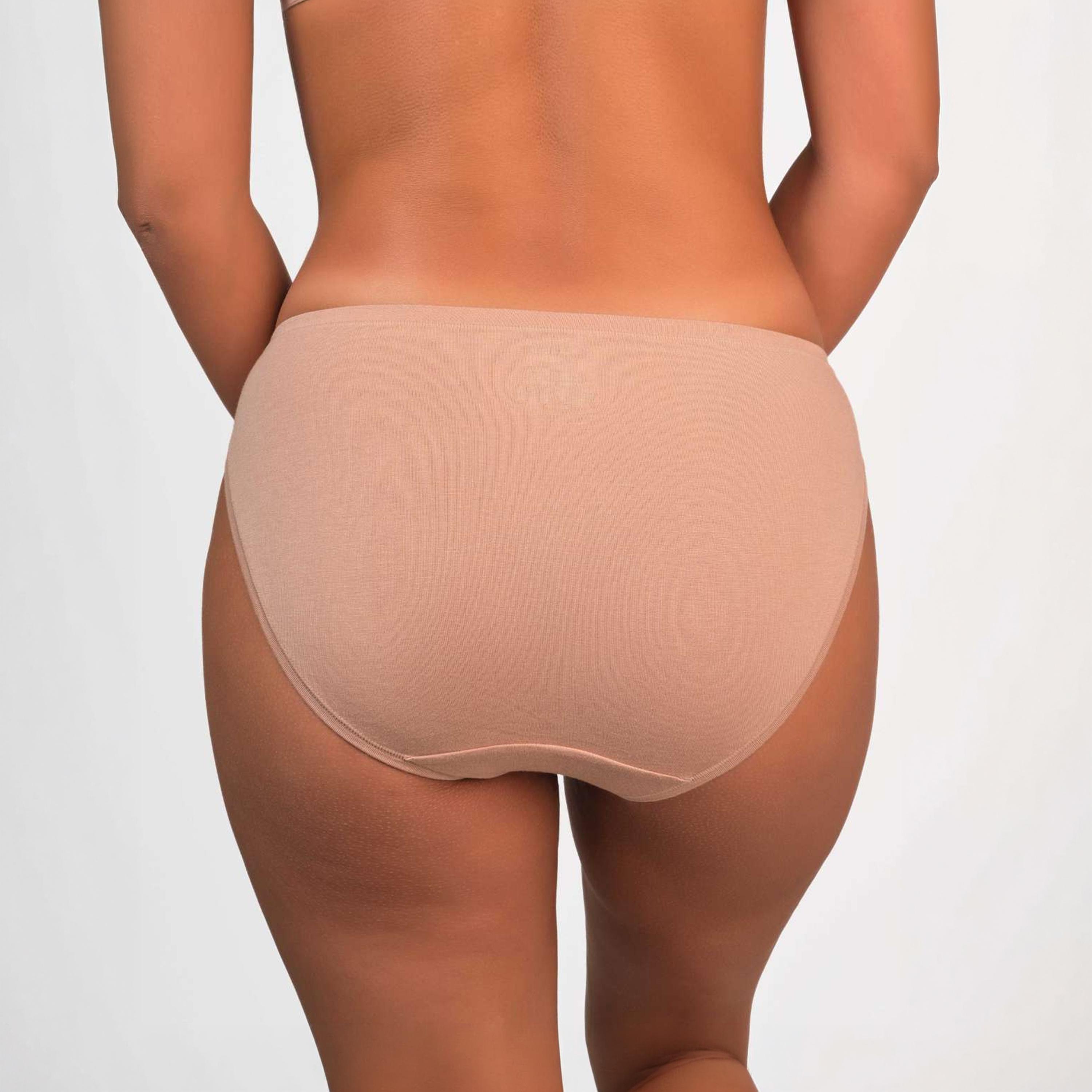 Isla & Evie Everyday Plain Medium Coverage Women's Bikini Panty-women-clothing-lingerie-panties-image-3
