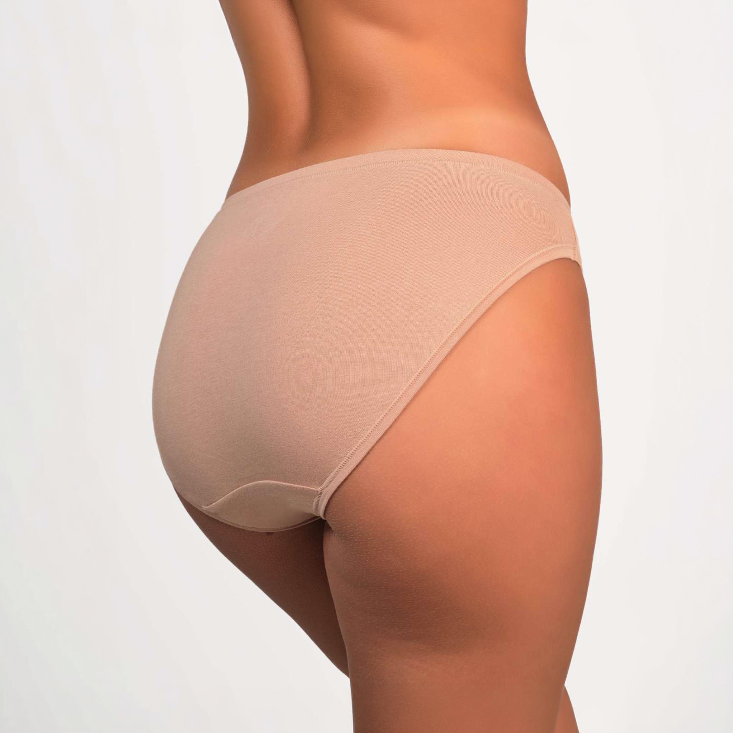 Isla & Evie Everyday Plain Medium Coverage Women's Bikini Panty-women-clothing-lingerie-panties-image-4