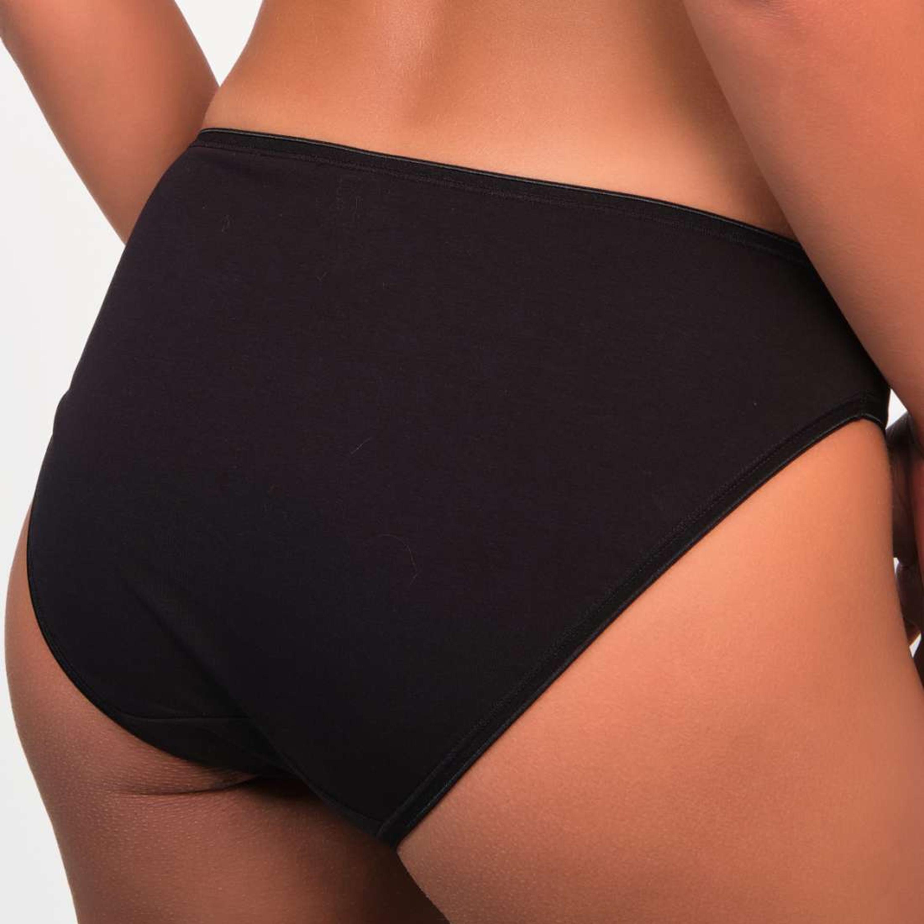 Isla & Evie Everyday Plain Medium Coverage Women's Bikini Panty-women-clothing-lingerie-panties-image-4