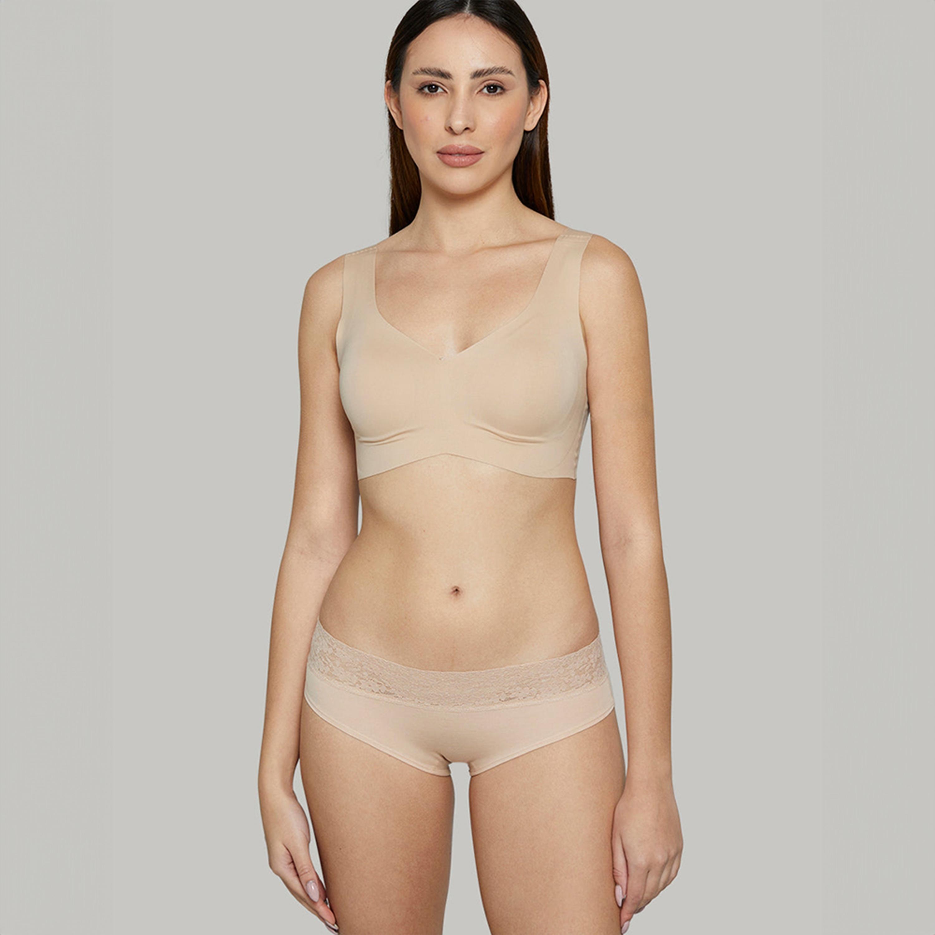 Isla & Evie Non Wired Medium Support Padded Women's Bra-women-clothing-lingerie-bras-image-2