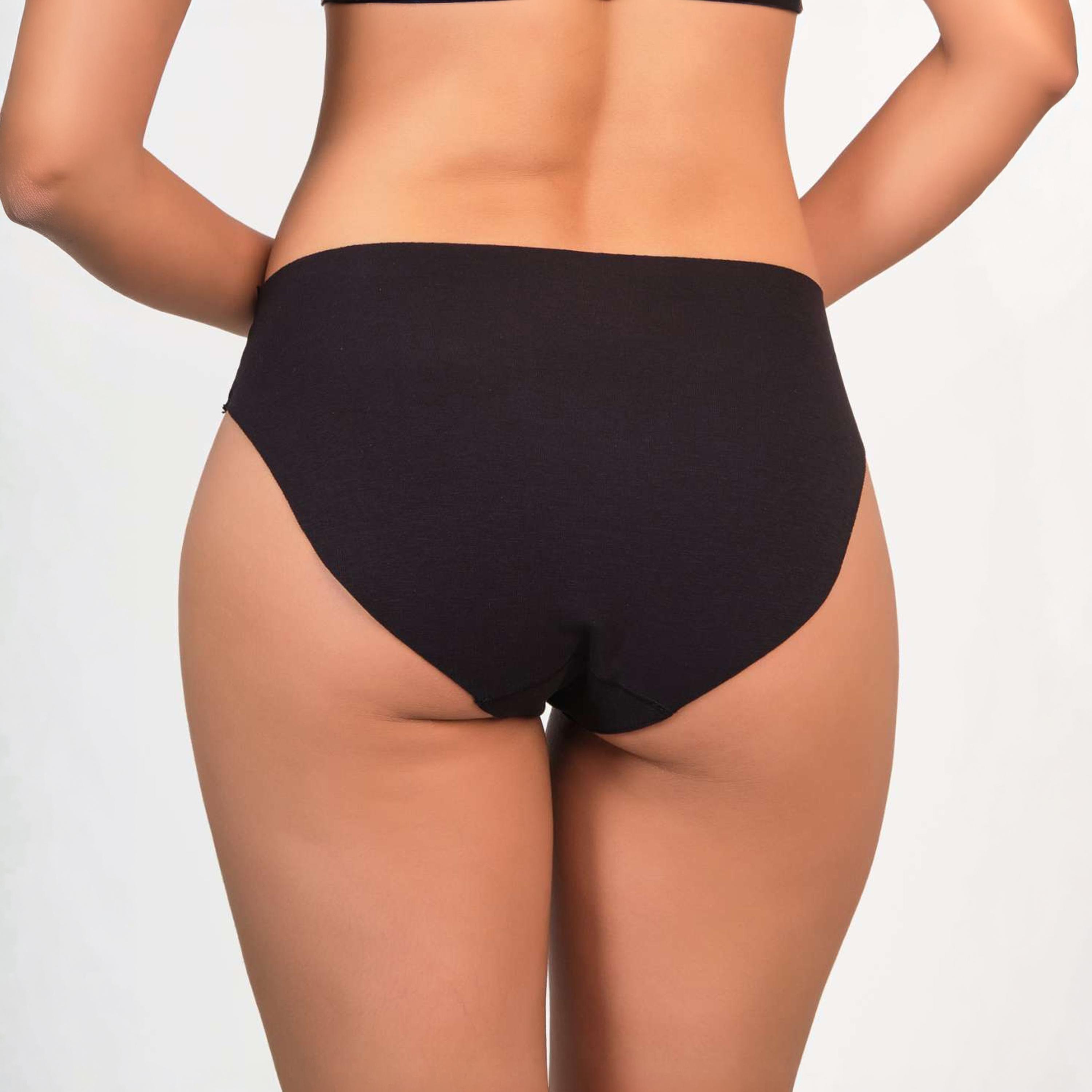 Isla & Evie Everyday Plain Full Coverage Women's Briefs-women-clothing-lingerie-panties-image-3