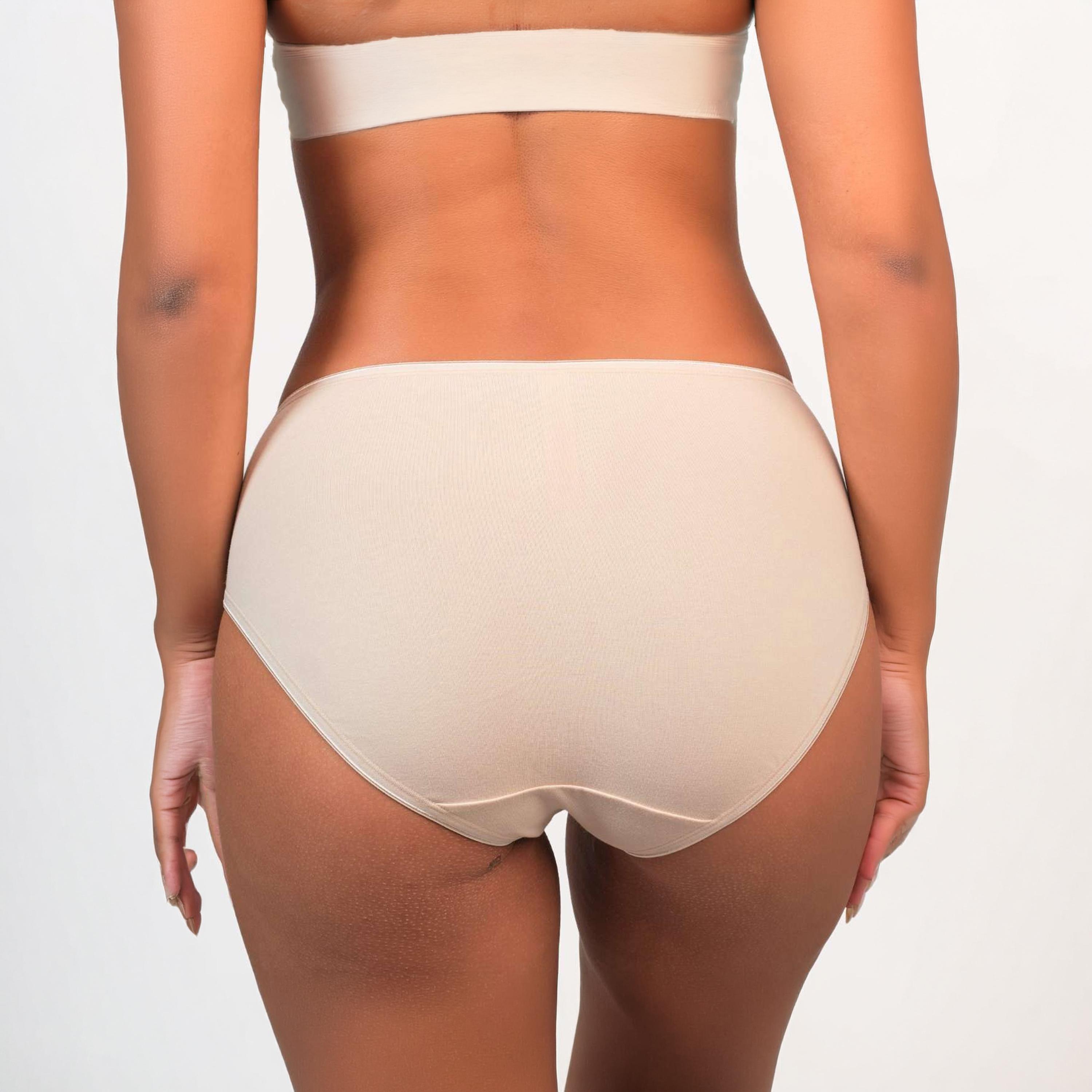 Isla & Evie Everyday Plain Medium Coverage Women's Hipster Panty-women-clothing-lingerie-panties-image-3