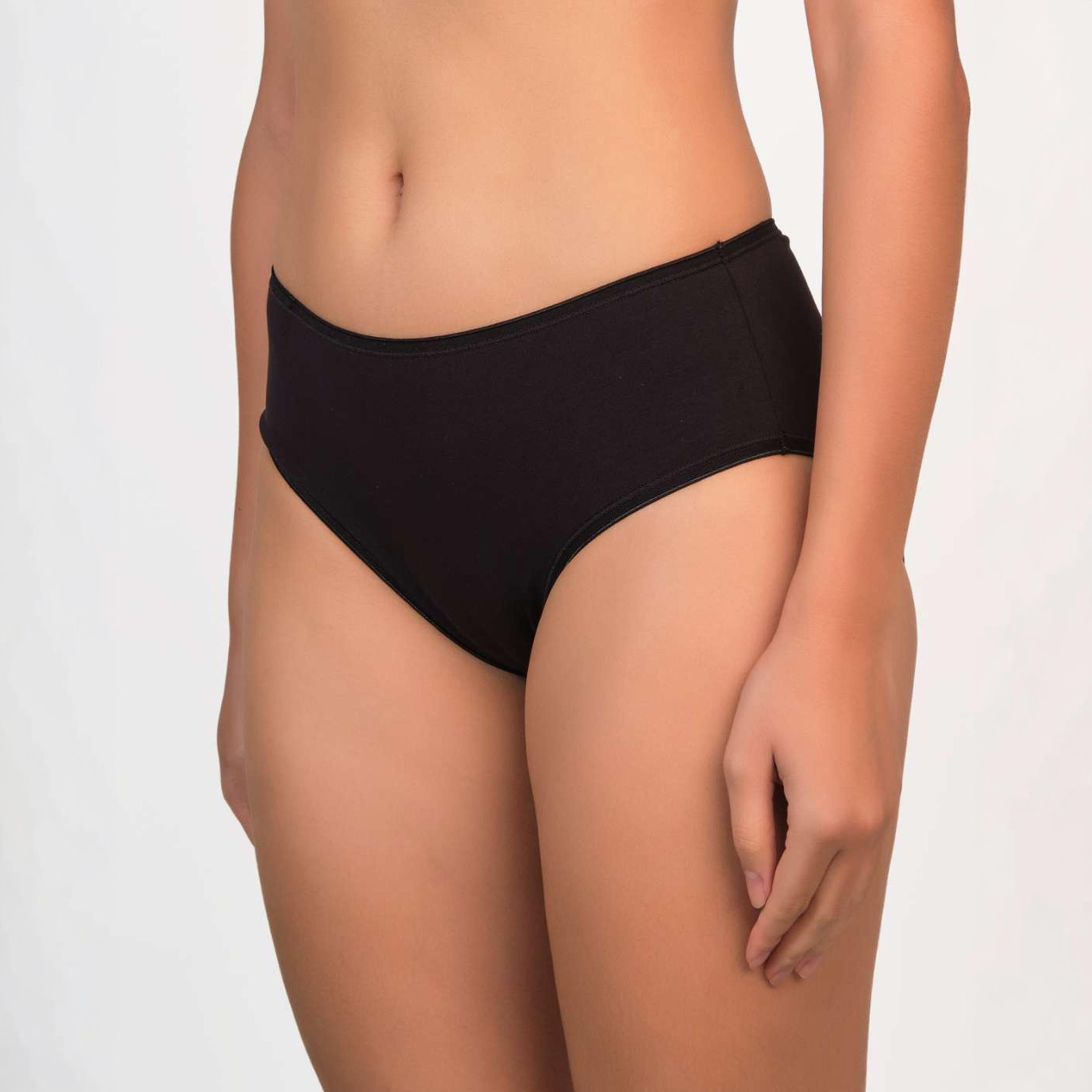 Isla & Evie Everyday Plain Medium Coverage Women's Hipster Panty-women-clothing-lingerie-panties-image-2