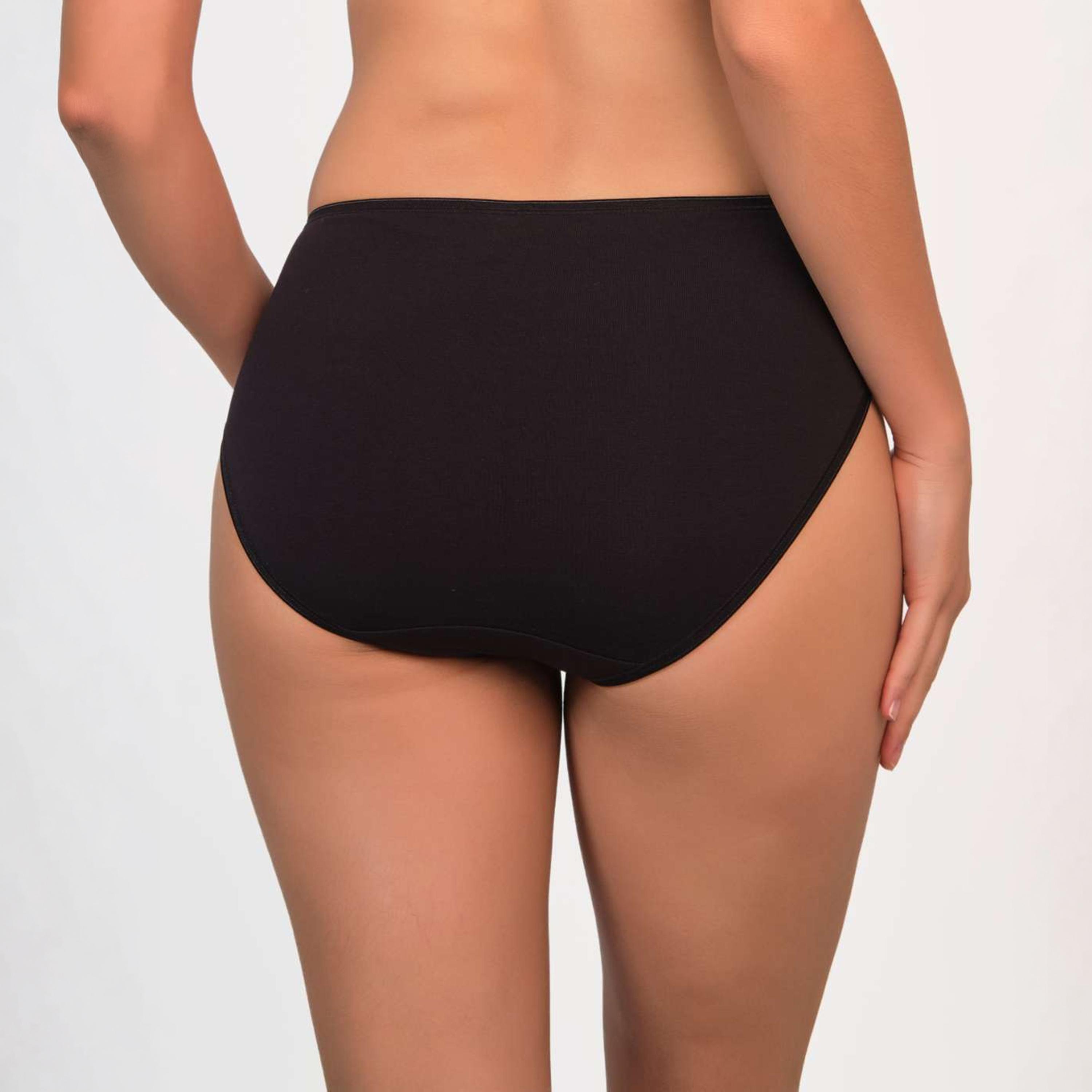 Isla & Evie Everyday Plain Medium Coverage Women's Hipster Panty-women-clothing-lingerie-panties-image-3