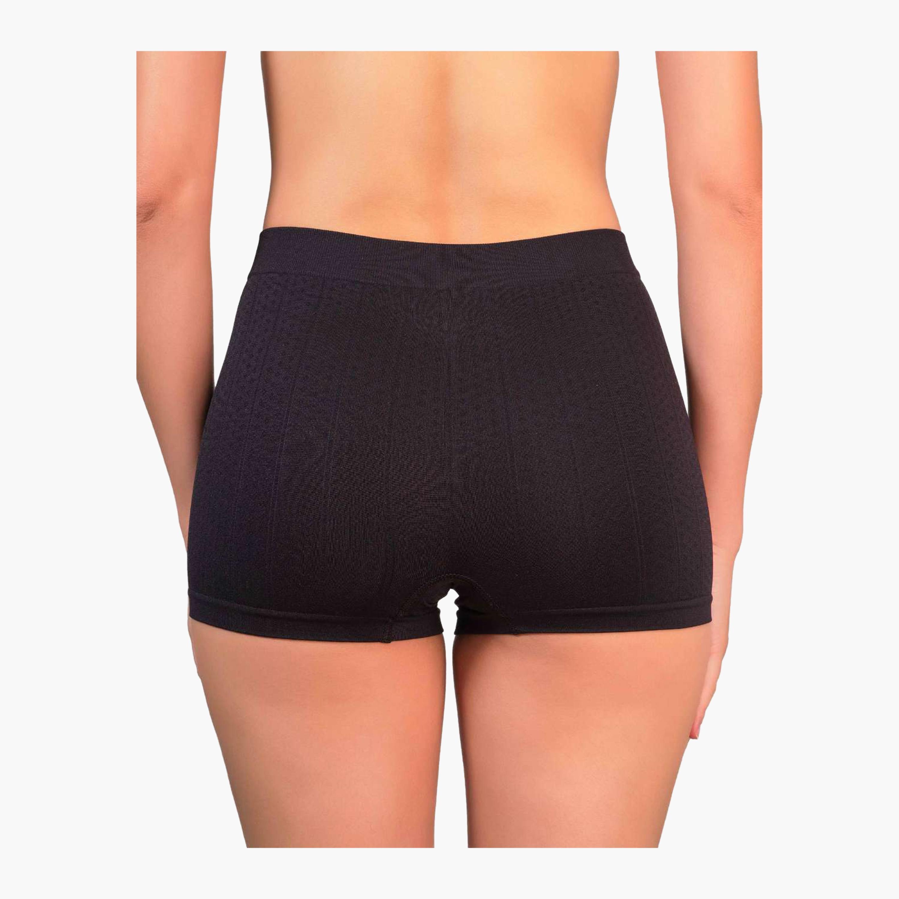 Isla & Evie Trendy Full Coverage Women's Boyshort Panties-women-clothing-lingerie-panties-image-4