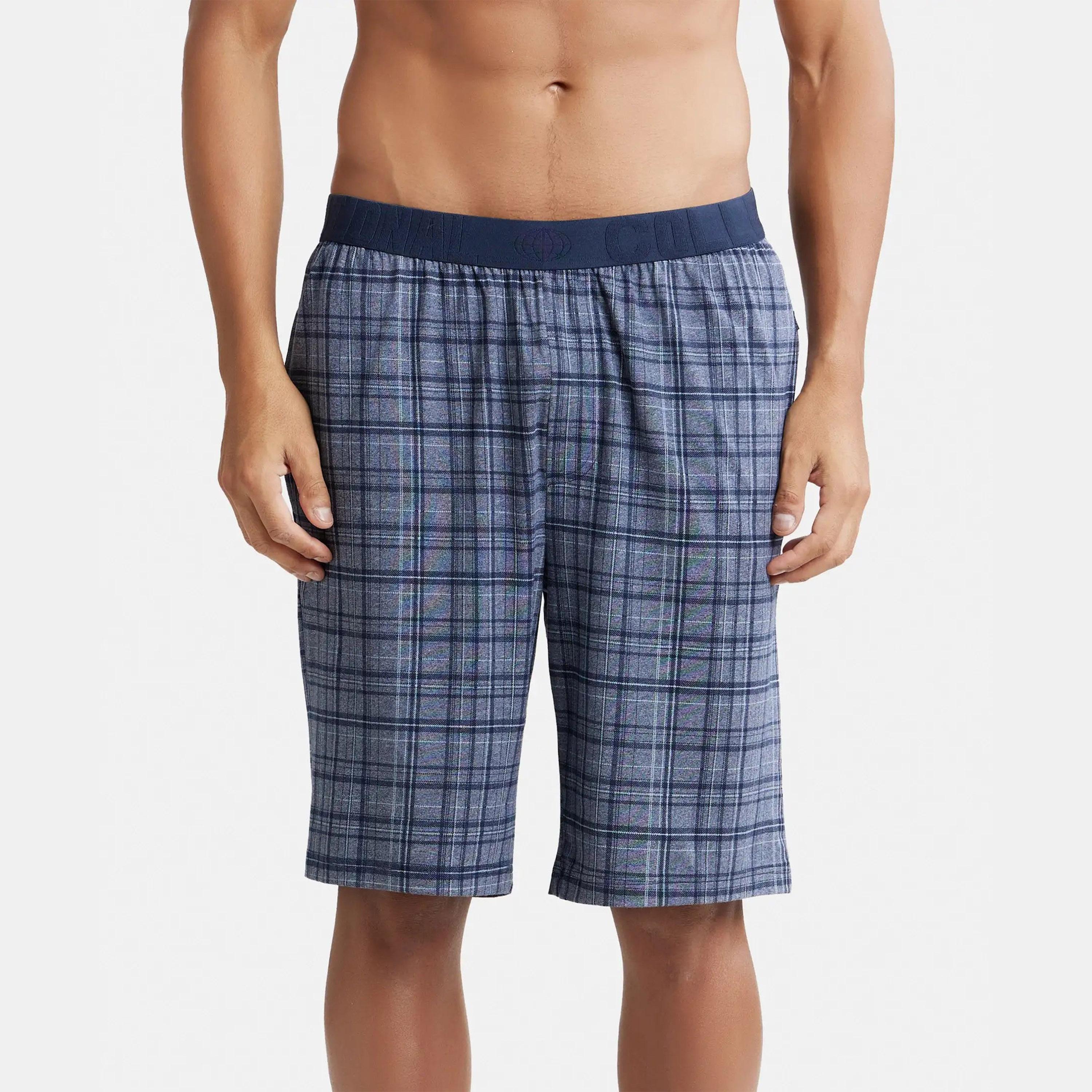 Jockey Men's Regular Fit Pyjama Shorts-men-clothing-bottoms-shorts-image-1