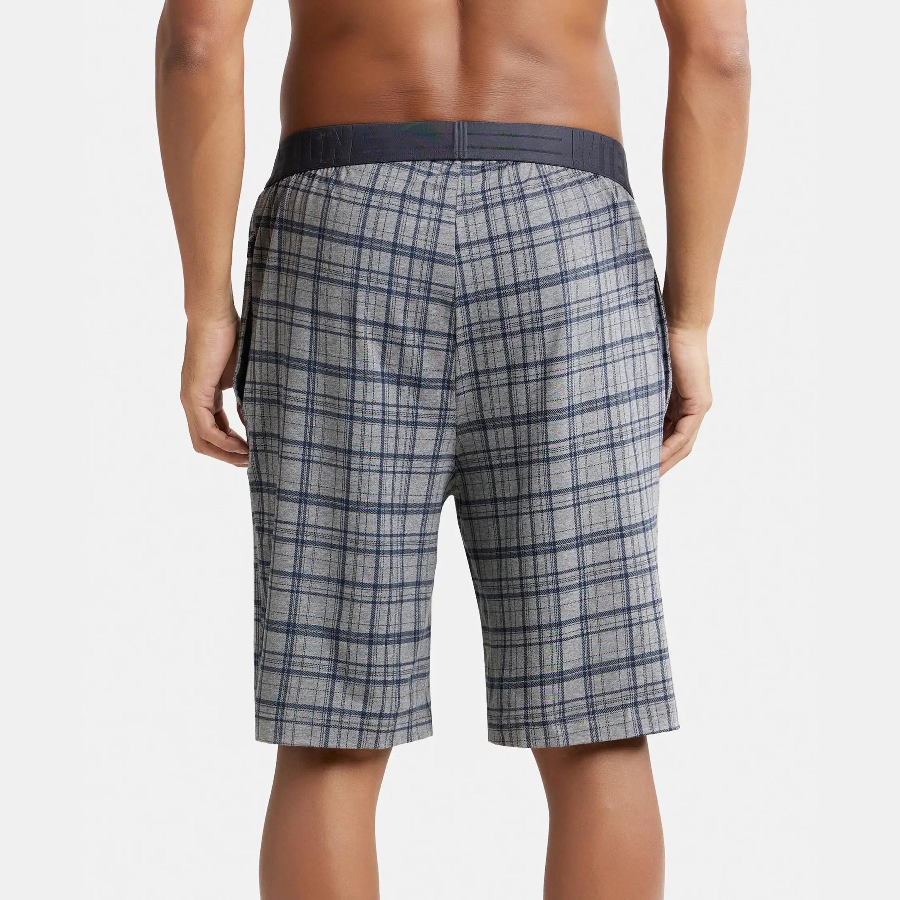 Jockey Men's Regular Fit Pyjama Shorts-men-clothing-bottoms-shorts-image-3