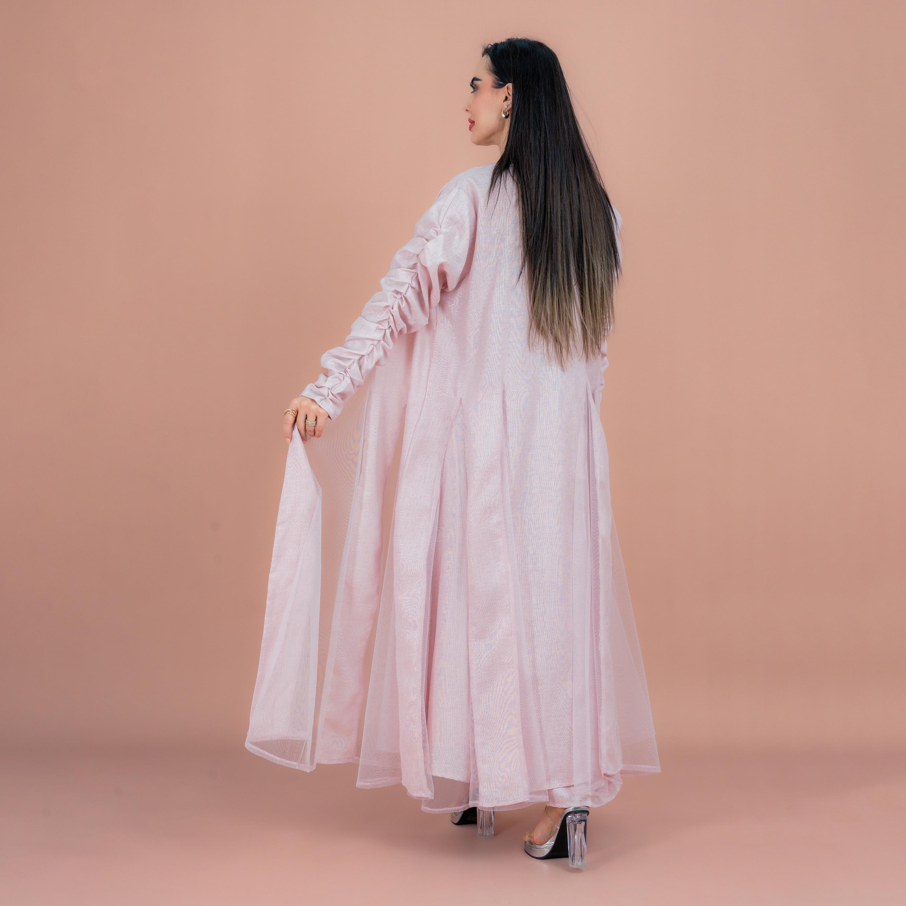 IKKXA 2-Piece Beaded & Pearl Women's Evening Jalabiya-women-arabicclothing-jalabiyas-image-4