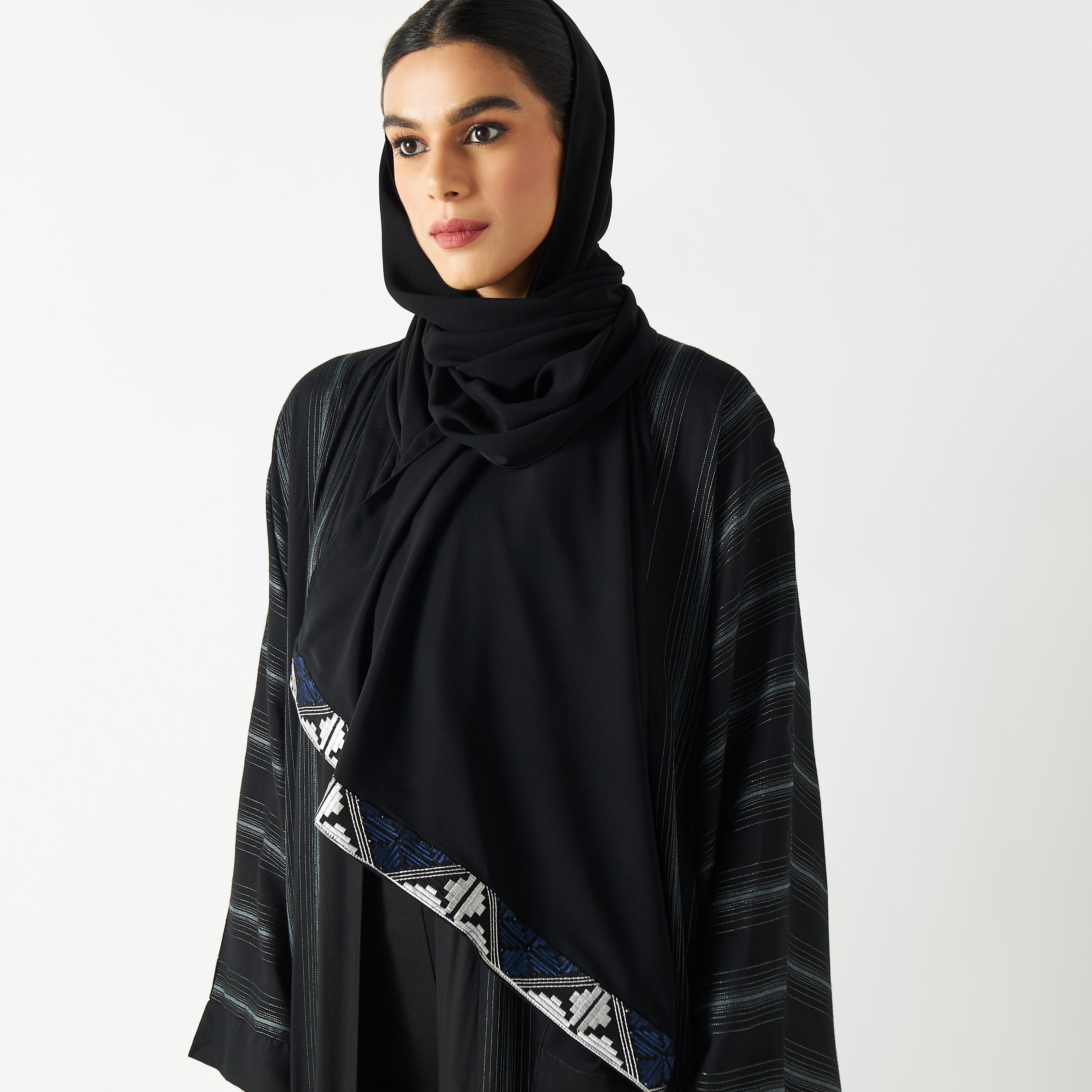 Printed Abaya with Hijab-women-arabicclothing-abayas-image-3