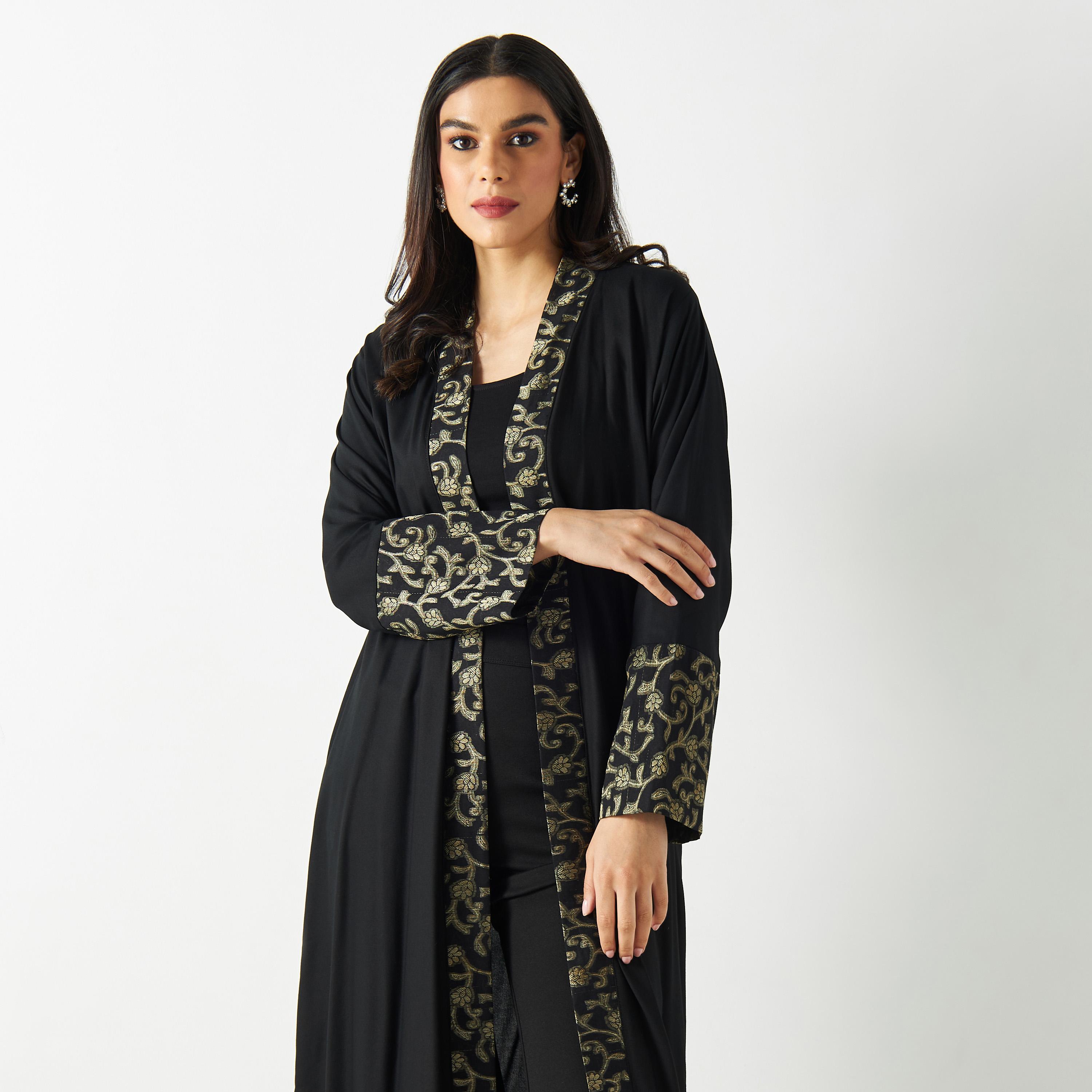 Floral Embroidered Abaya-women-arabicclothing-abayas-image-2