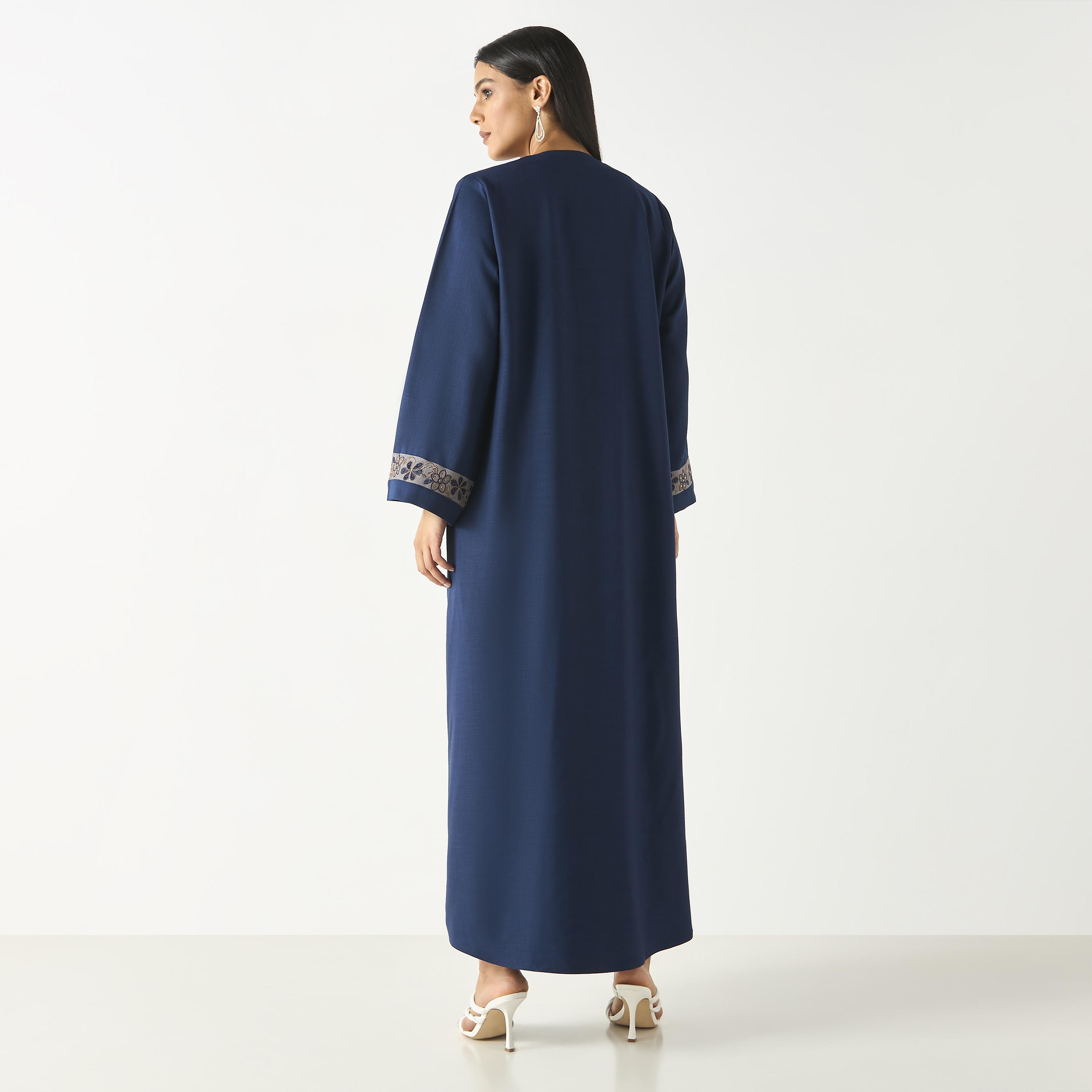Hadiyath Al Madinah Embroidered Abaya-women-arabicclothing-abayas-image-5