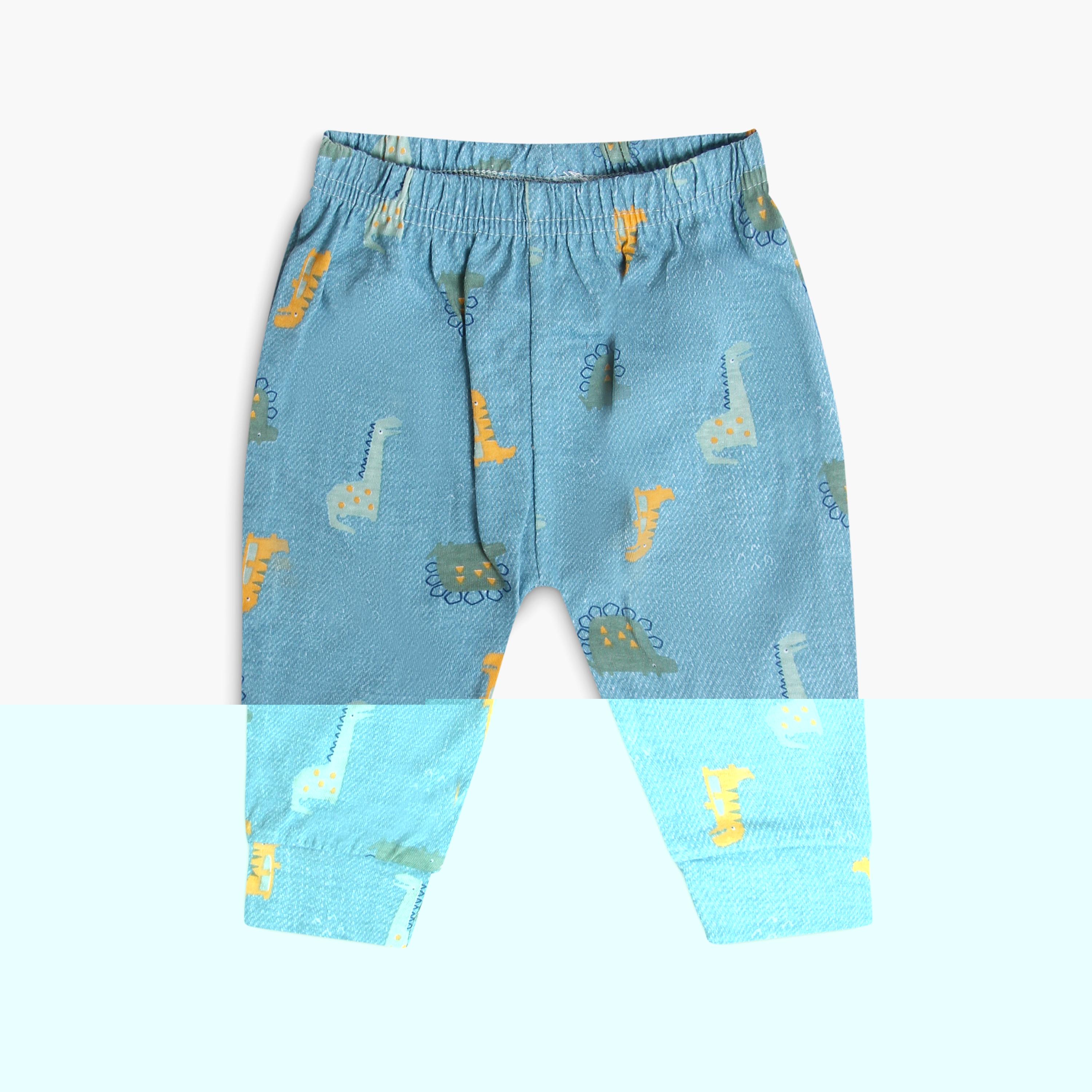Ikkxa 3-Piece Printed Short Sleeves Bodysuit, Shorts and Shoes Set-baby-boys-clothing-setsandcoords-image-2