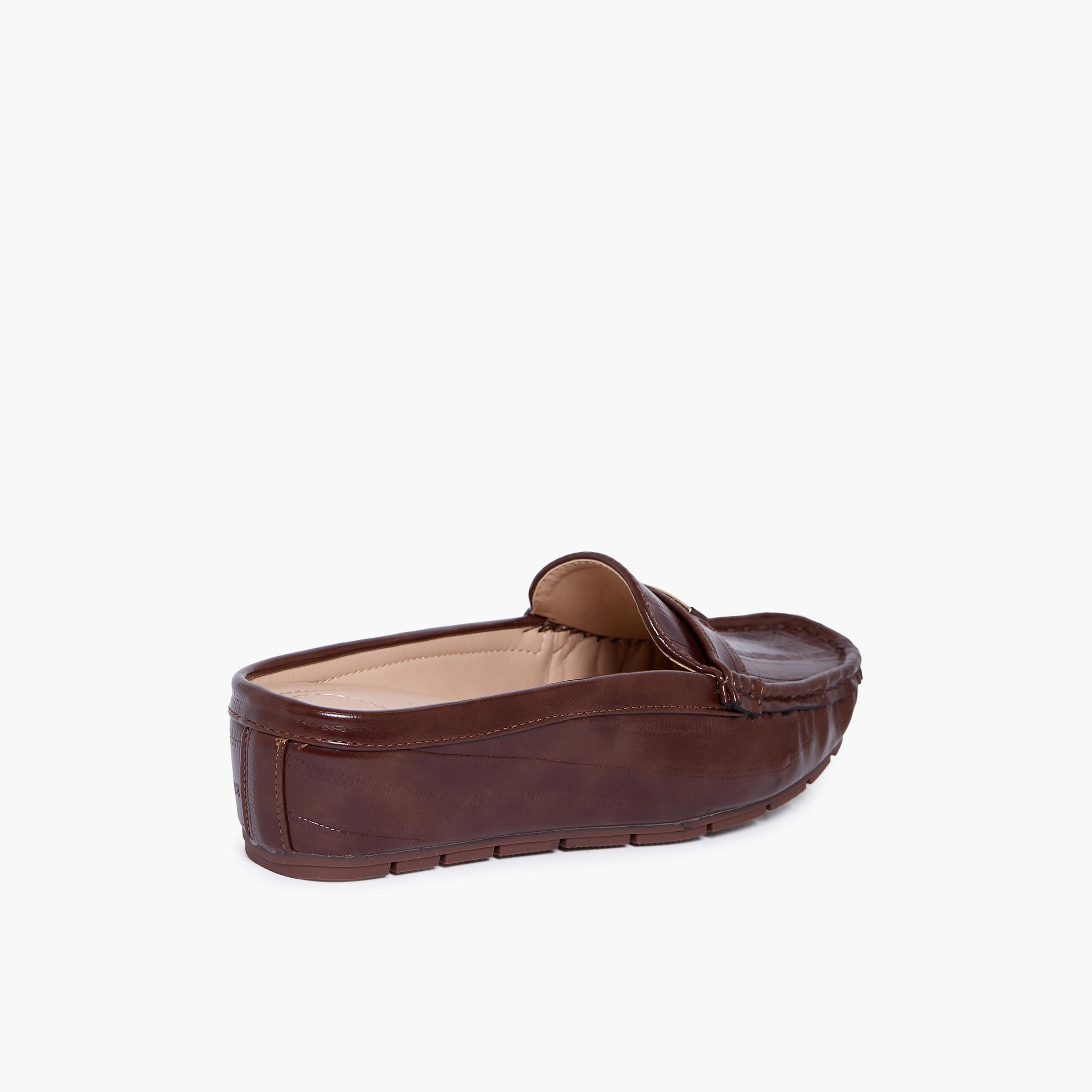 Geoomnii Women's Slip-On Kiara1 Flatform Mules | J2501-391-BROWN-women-shoes-flats-mules-image-5