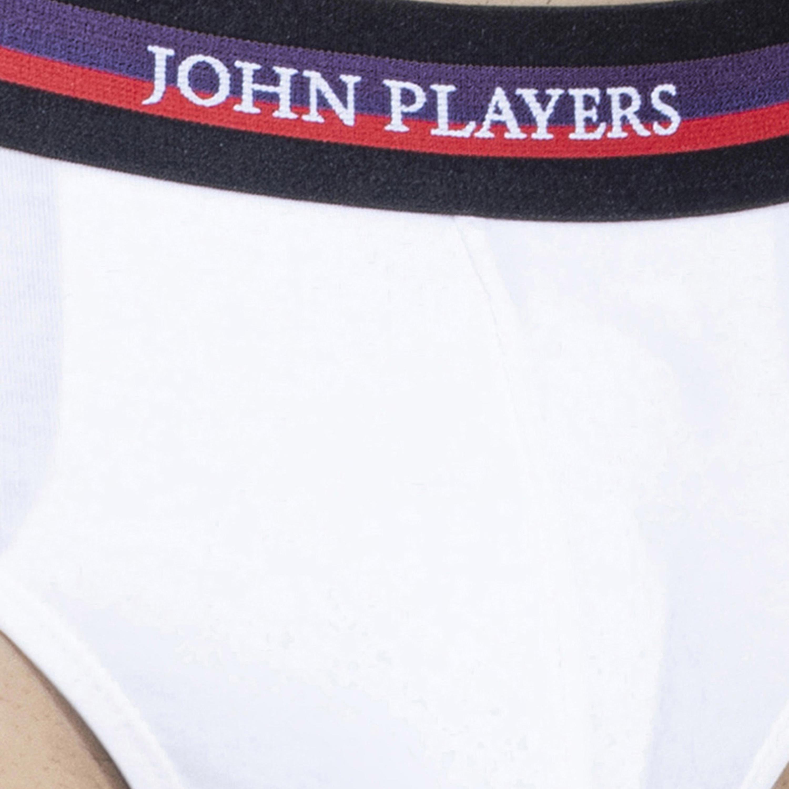 طقم قطعتين سراويل داخلية رجالية بخصر مطبوع بشعار الماركة من جون بلاير-men-clothing-innerwear-underwear-image-6