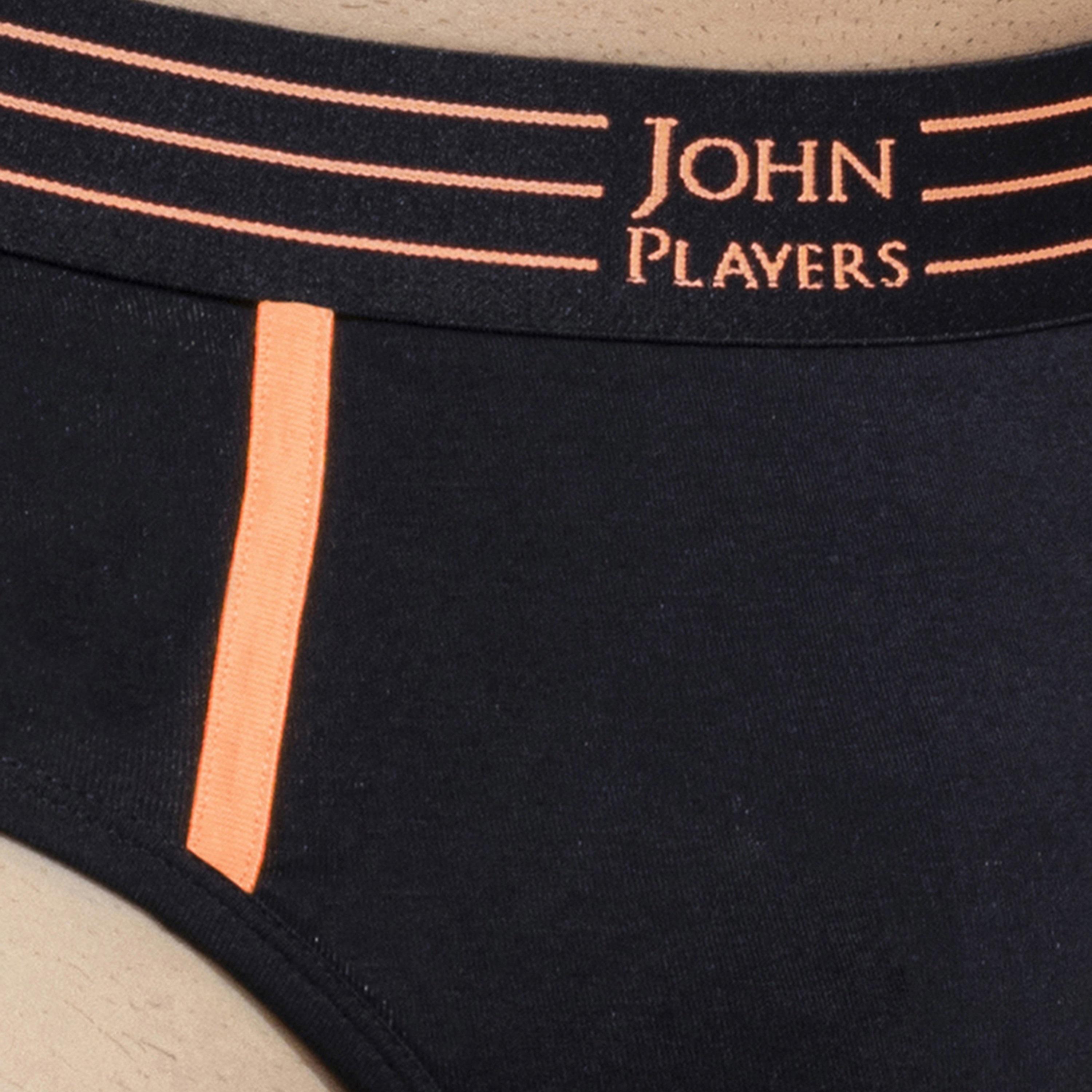 John Player Pack of 2 Brand Print Waistband Men's Briefs-men-clothing-innerwear-underwear-image-6