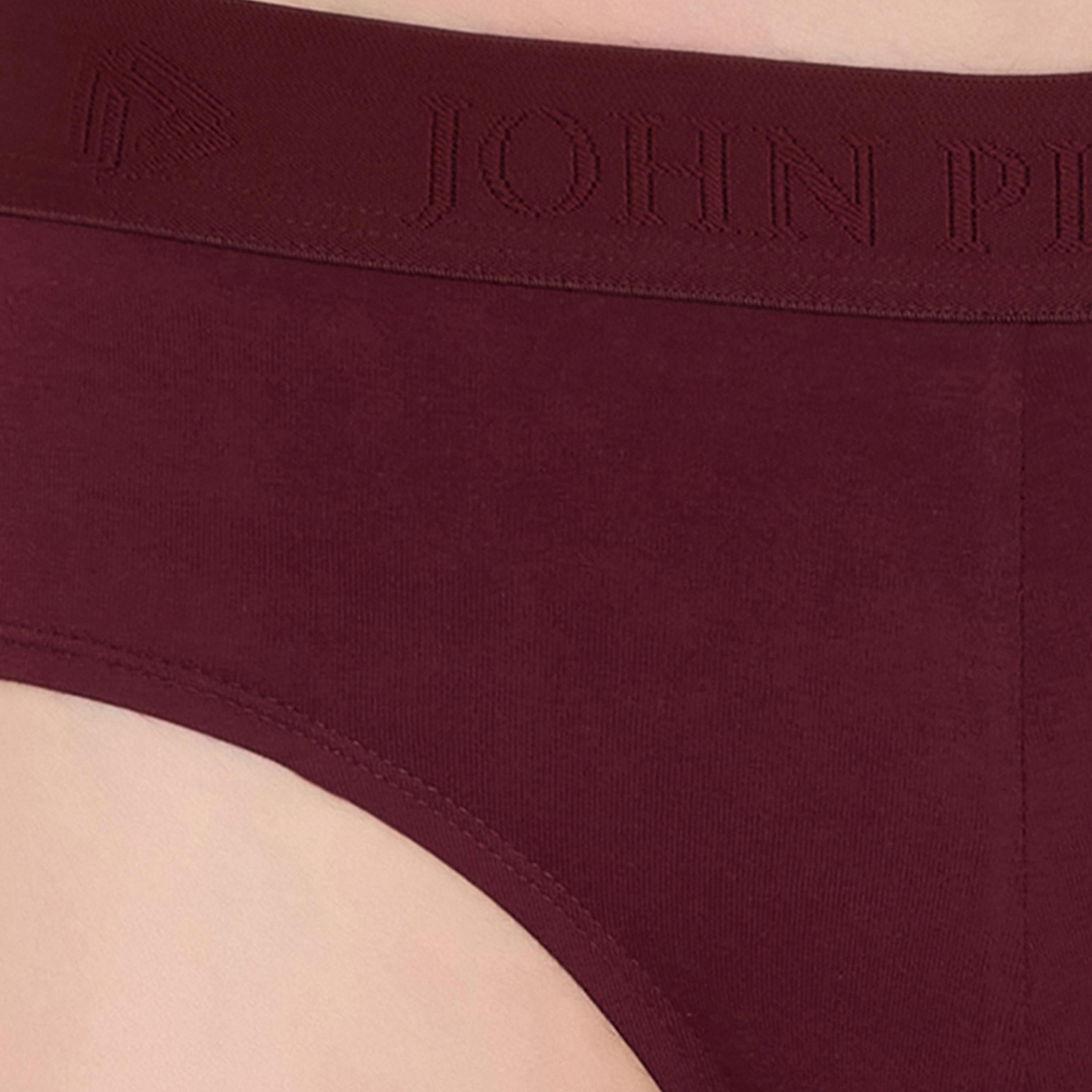 John Player Pack of 2 Brand Print Waistband Men's Briefs-men-clothing-innerwear-underwear-image-8