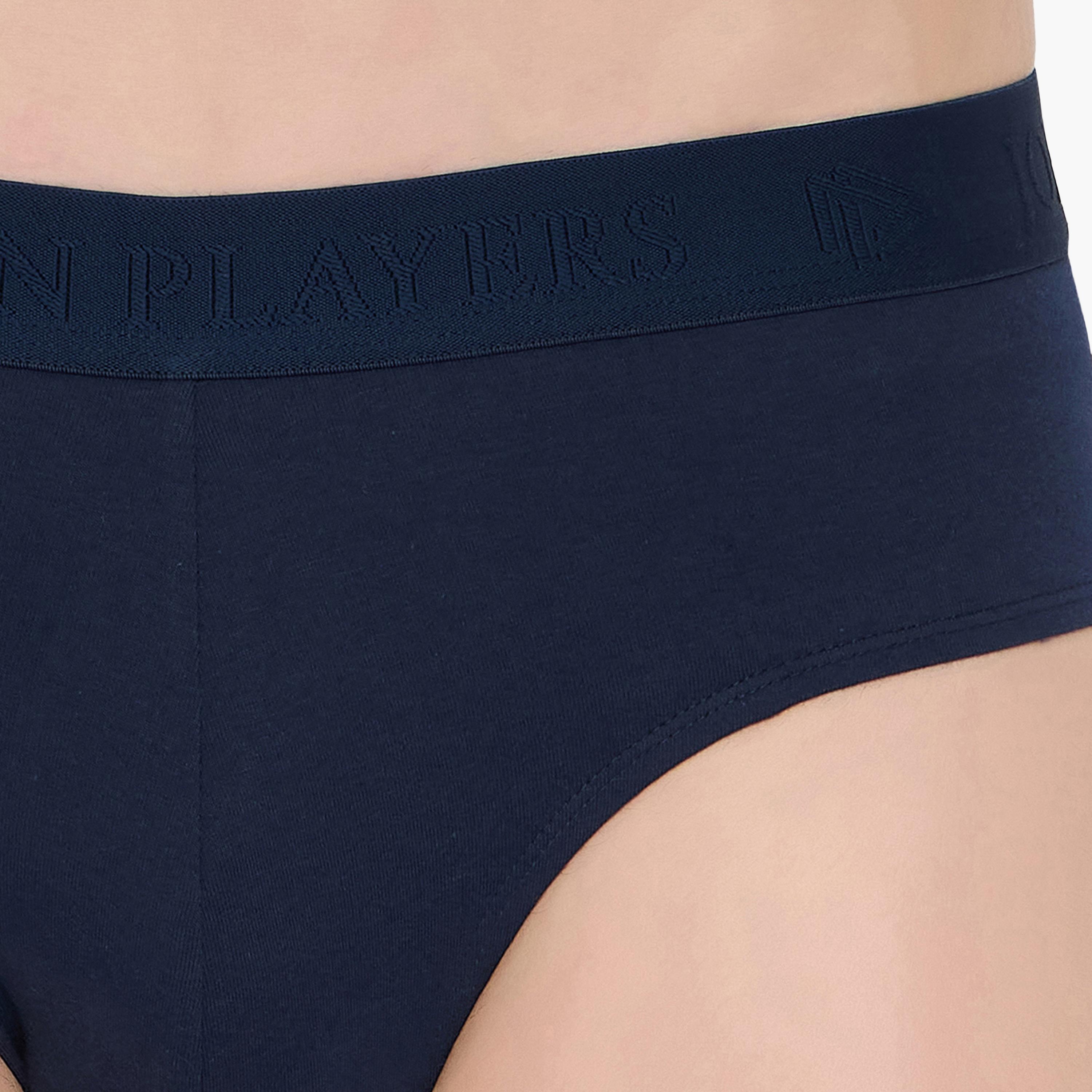John Player Pack of 2 Brand Print Waistband Men's Briefs-men-clothing-innerwear-underwear-image-9