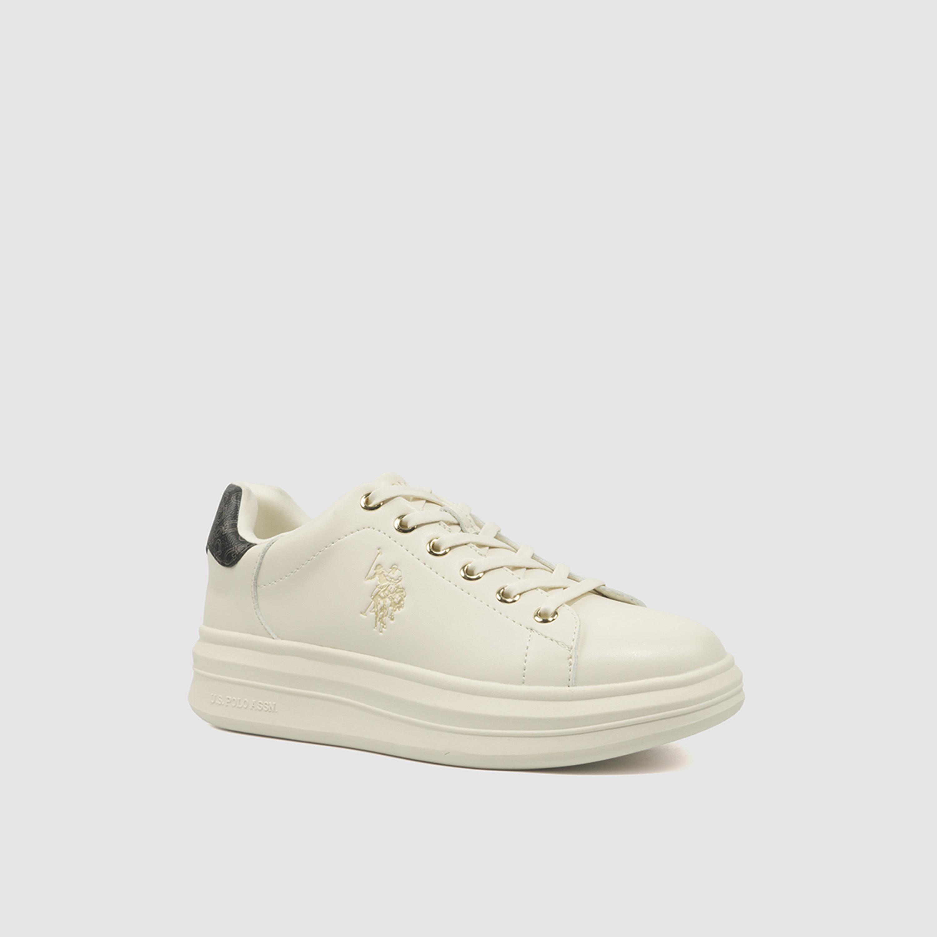 U.S. Polo Assn Women's Lace-Up Chunky Low Ankle Sneakers | JESSICA-GLB-6FX-women-shoes-sneakers-image-1
