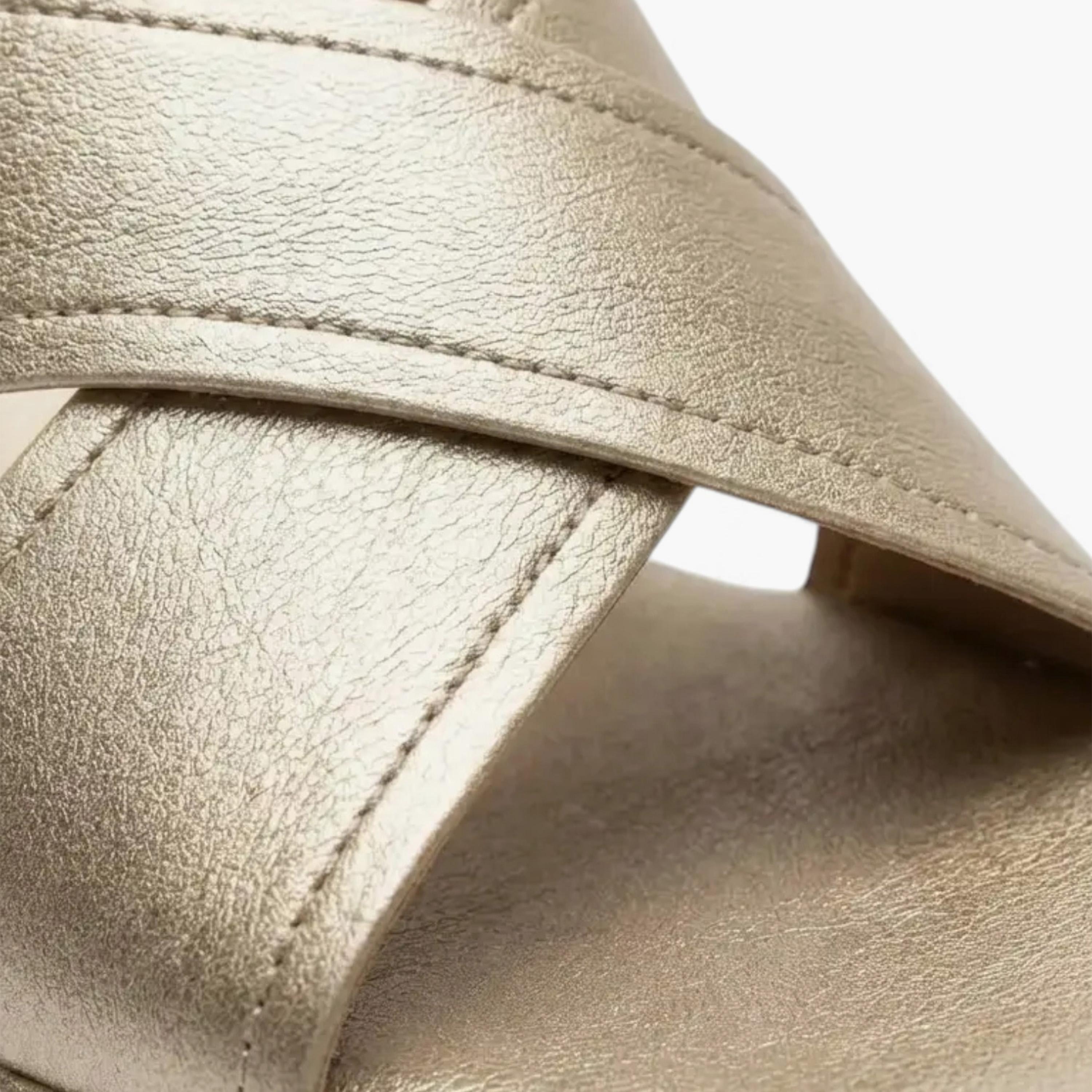 جيومني - صندل زيايليا بكعب إسفيني ومشبك وحلقة للنساء | JJ0311-3-LTGOLD-women-shoes-sandals-heeled-image-2