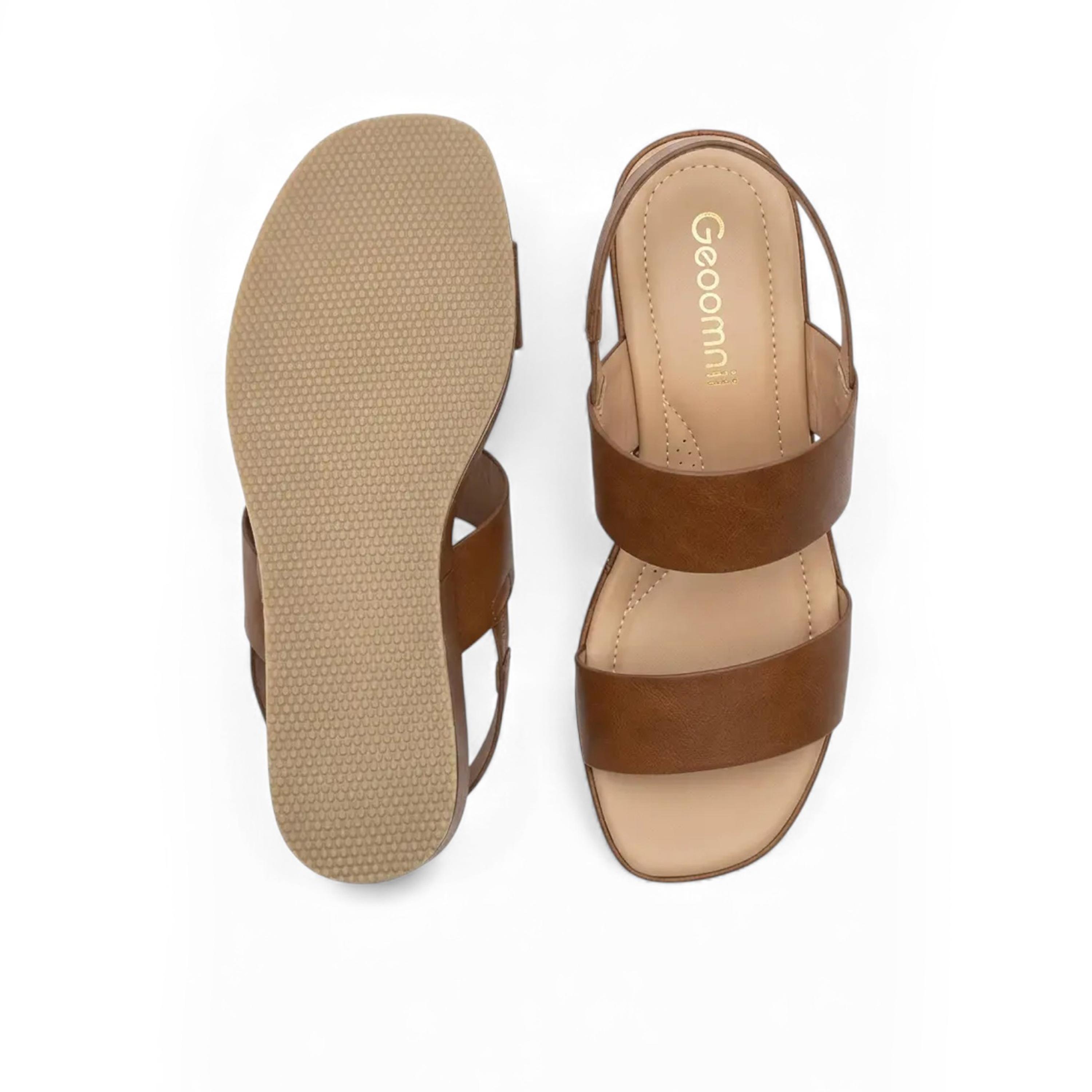 جيومني - صندل بريكس بكعب إسفيني وإبزيم للنساء | JJ1125-5-BEIGE-women-shoes-sandals-heeled-image-3