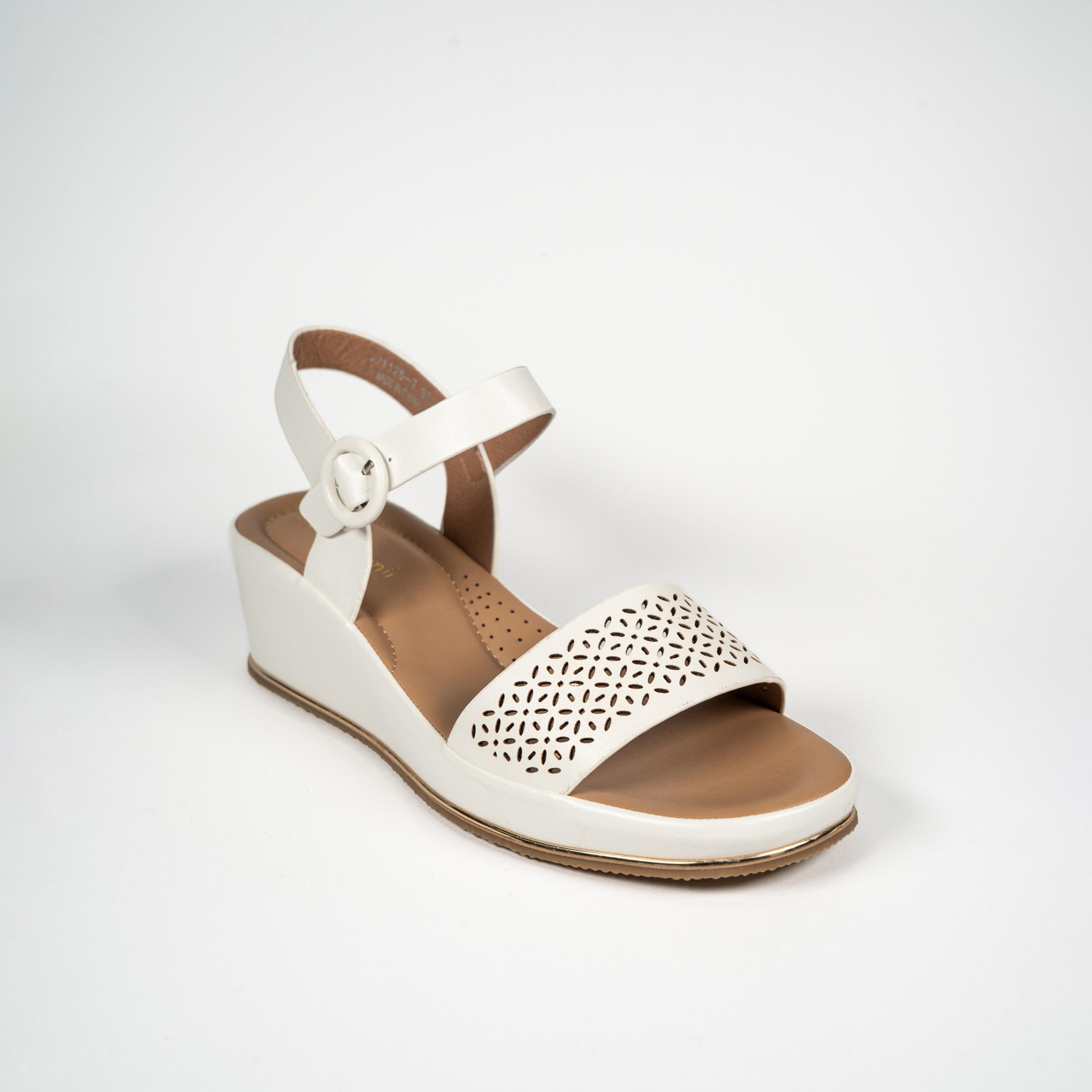 جيومني - صندل كواي بكعب إسفيني وإبزيم للنساء | JJ1125-7-WHITE-women-shoes-sandals-heeled-image-1