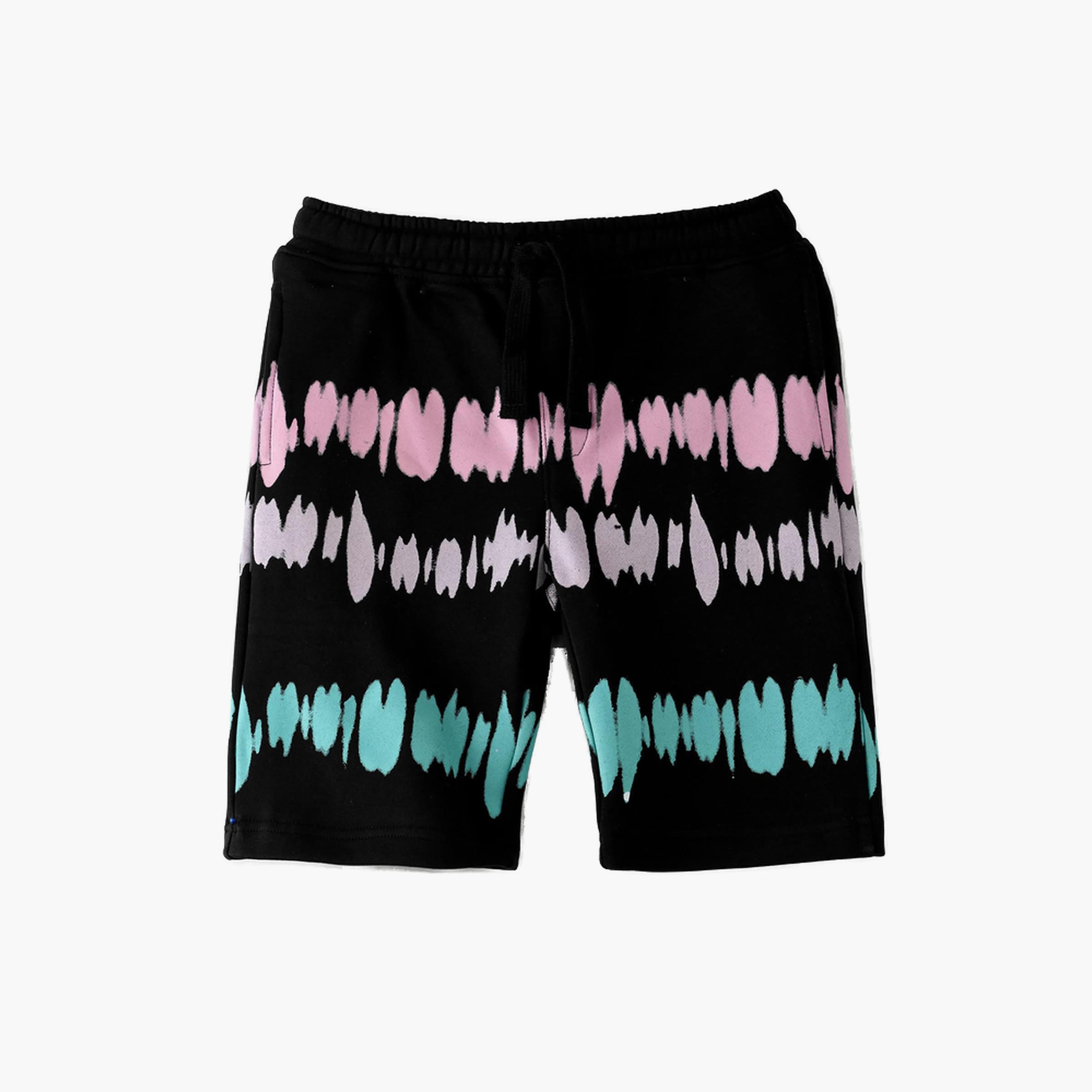 شورت مطبوع مطاطي برباط من يونيك كيدز-boys-clothing-bottoms-shorts-image-1
