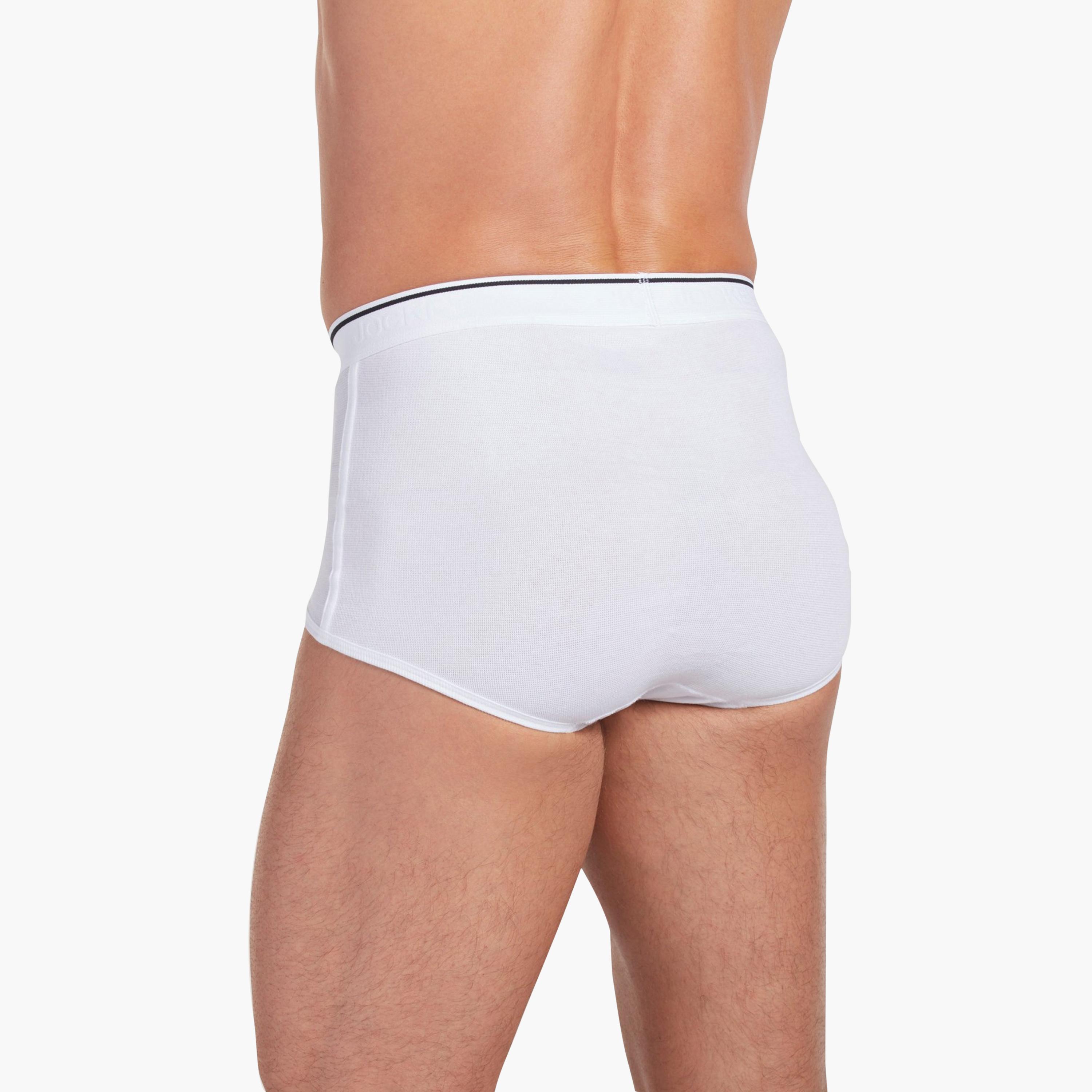 Jockey Pack of 3 Plain Men's Briefs-men-clothing-innerwear-underwear-image-3