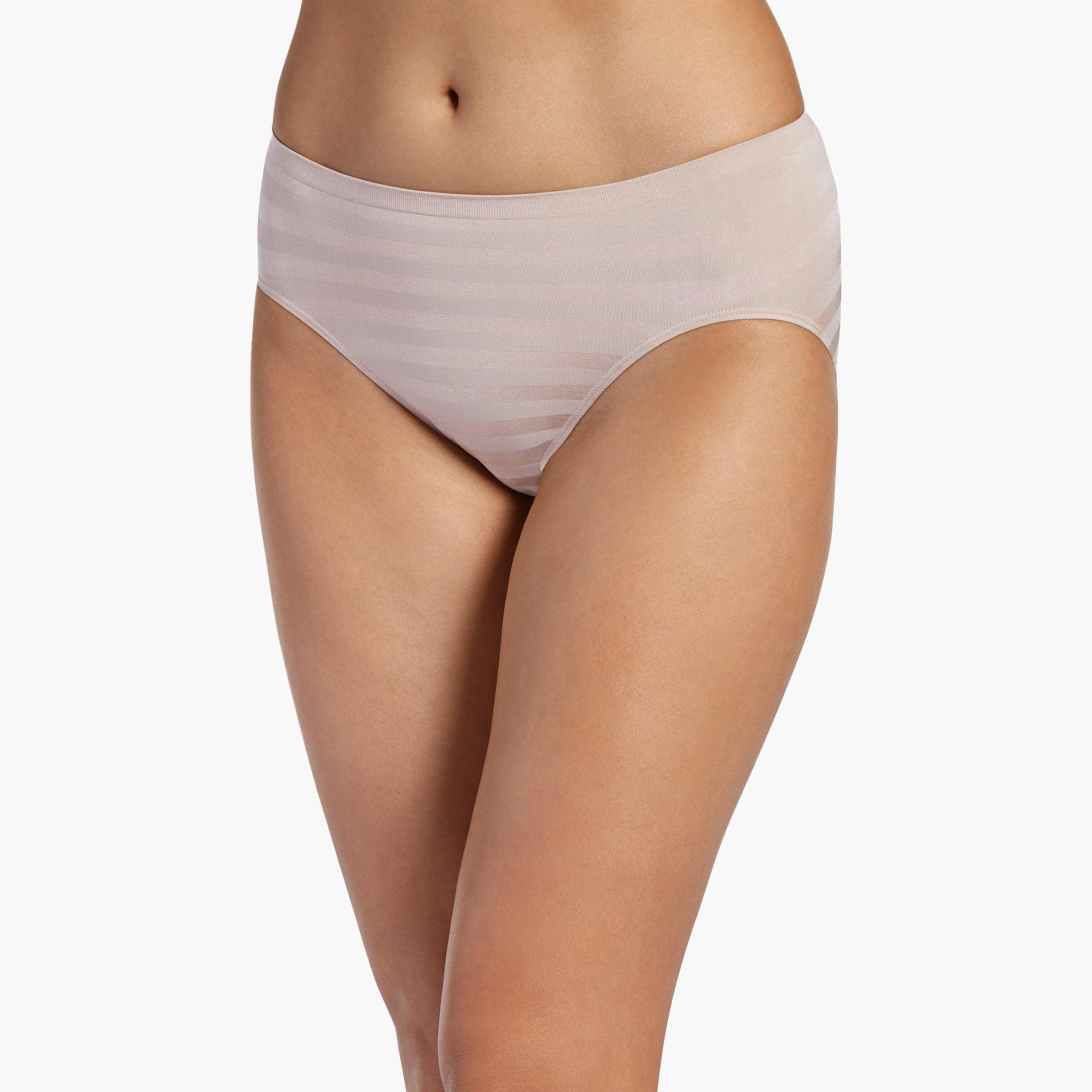 سراويل داخلية نسائية مخططة بقصة هاي كت وتغطية متوسطة من جوكي-women-clothing-lingerie-panties-image-1