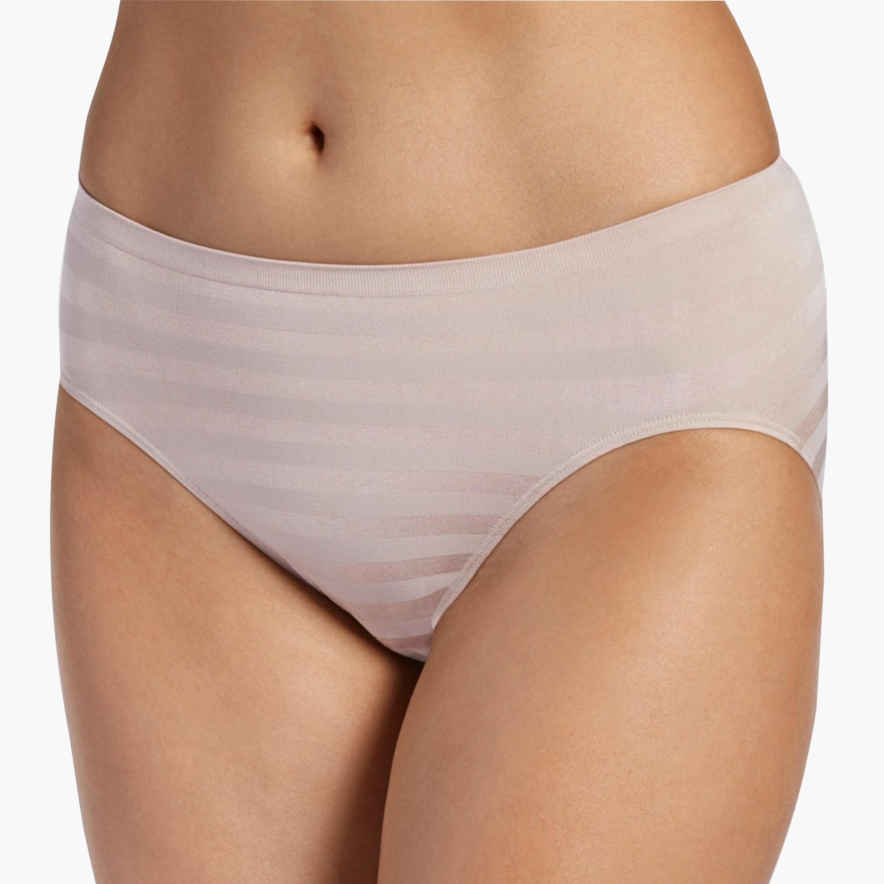 سراويل داخلية نسائية مخططة بقصة هاي كت وتغطية متوسطة من جوكي-women-clothing-lingerie-panties-image-3