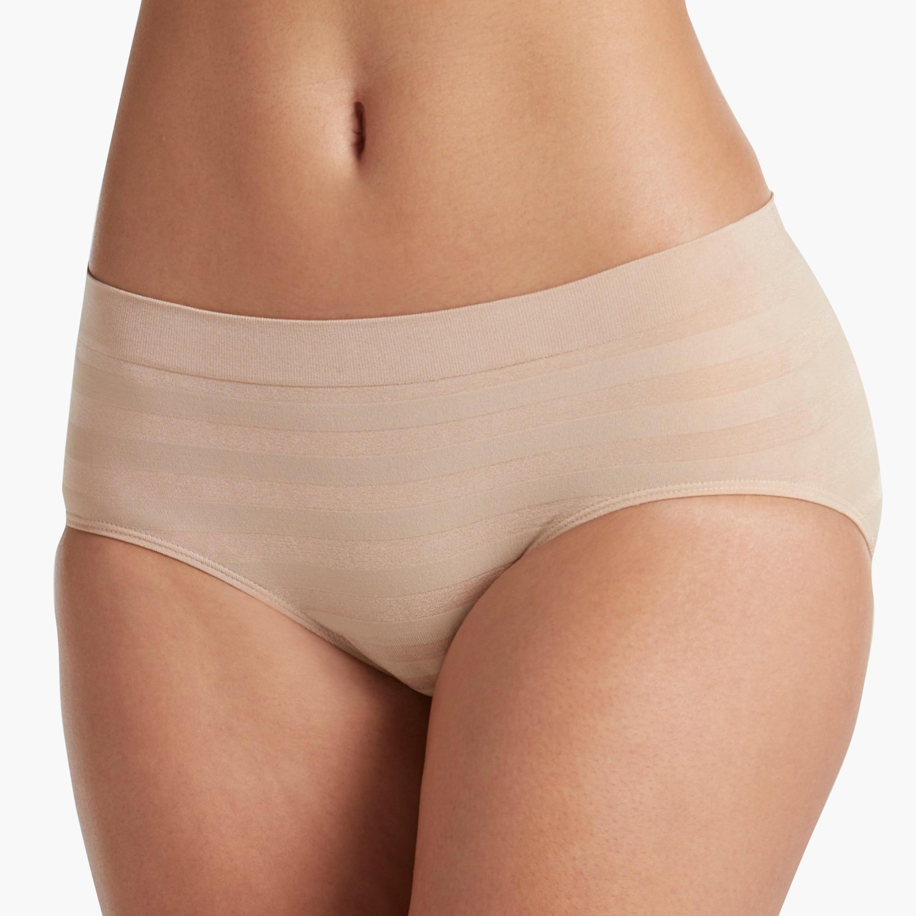 سراويل داخلية نسائية مخططة بلون بيج وتغطية متوسطة من جوكي-women-clothing-lingerie-panties-image-3