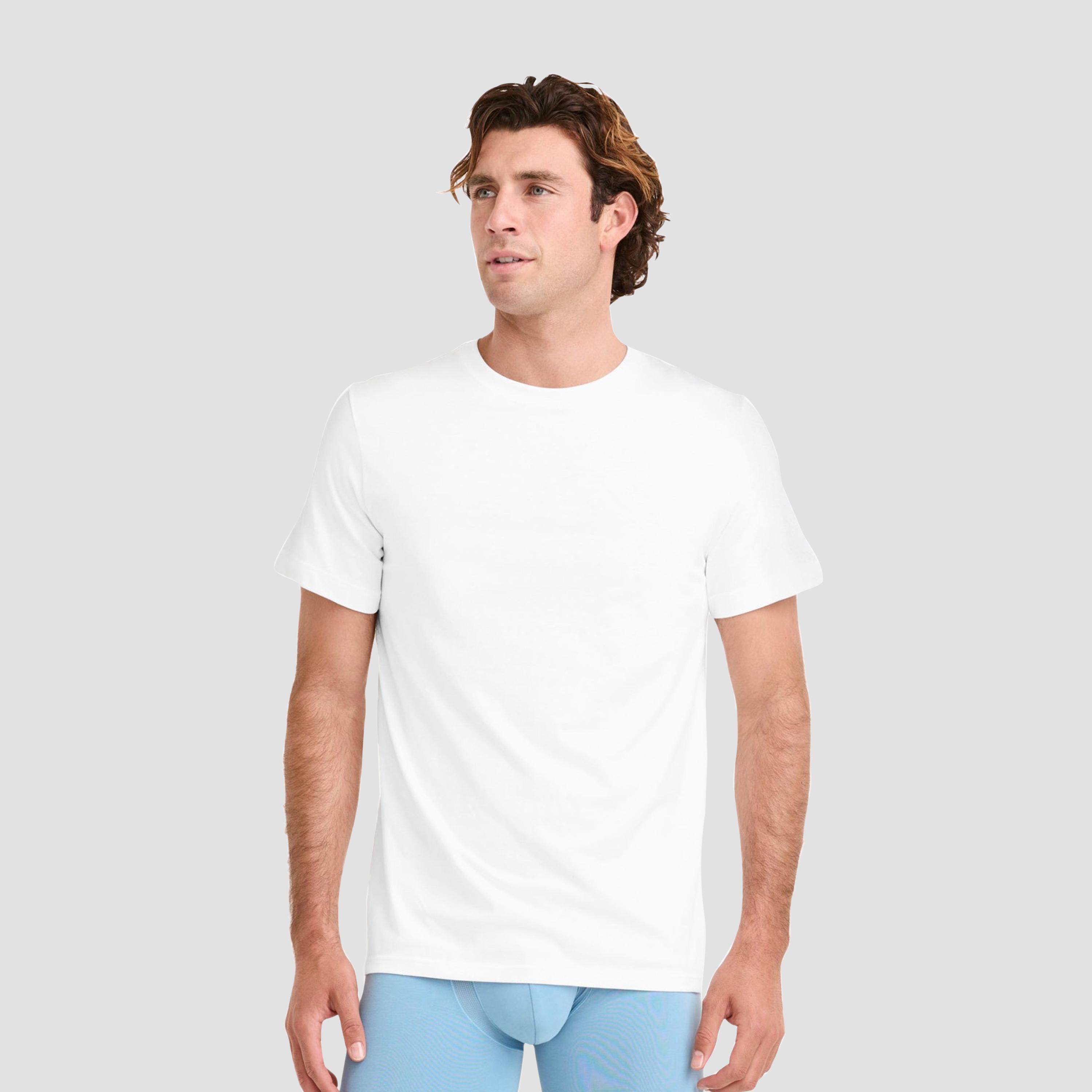 مجموعة متنوعة من قطعتين من تيشيرت داخلي سادة برقبة دائرية وأكمام قصيرة من جوكي-men-clothing-innerwear-vests-image-2