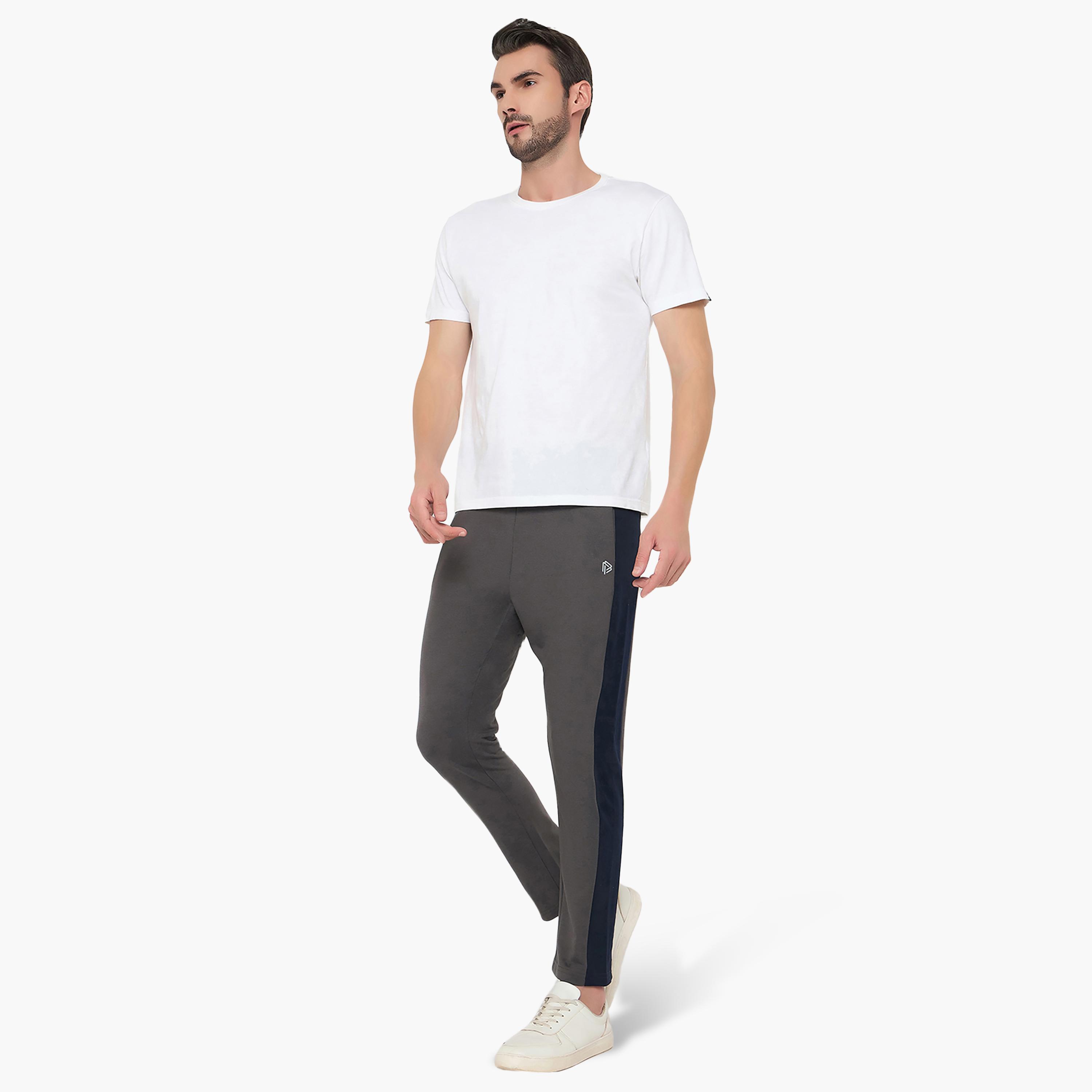 John Player Color-Blocked Mid-Rise Elasticated Waist Men's Pyjamas-men-clothing-nightwear-pyjamaandshorts-image-2