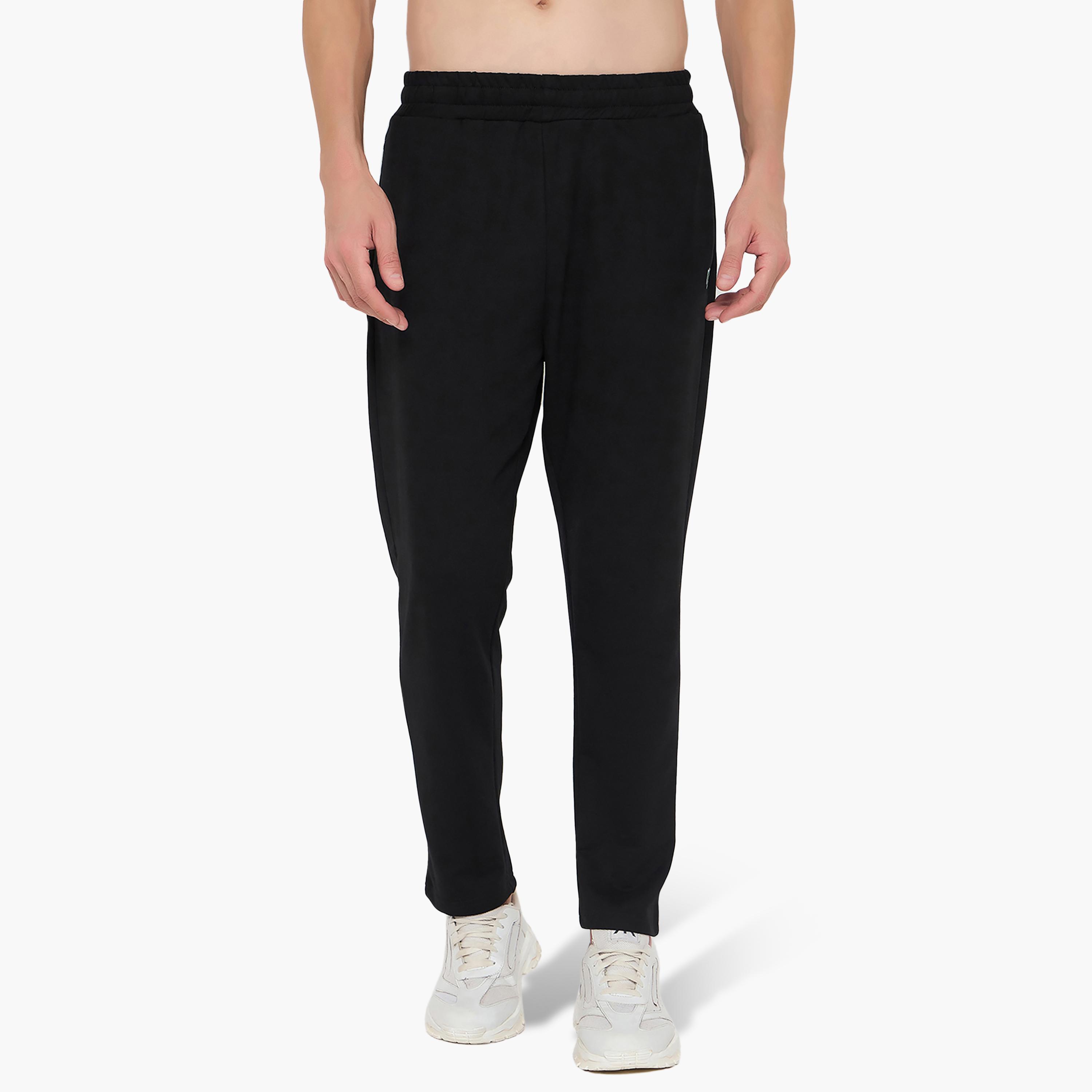 John Player Plain Mid-Rise Elasticated Waist Men's Pyjamas-men-clothing-nightwear-pyjamaandshorts-image-1
