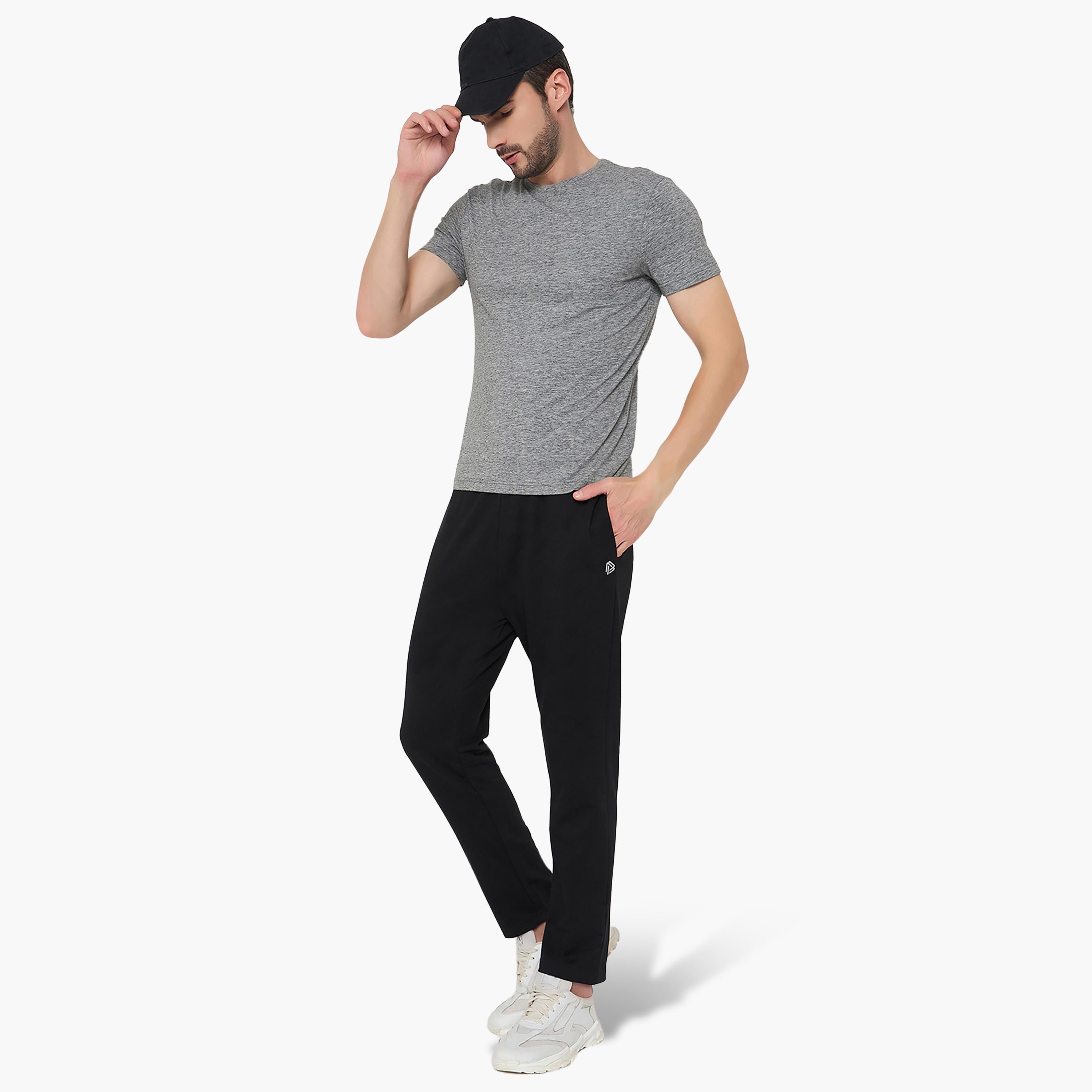 بنطلون بيجامة رجالي سادة بخصر مطاطي متوسط الارتفاع من جون بلاير-men-clothing-nightwear-pyjamaandshorts-image-2