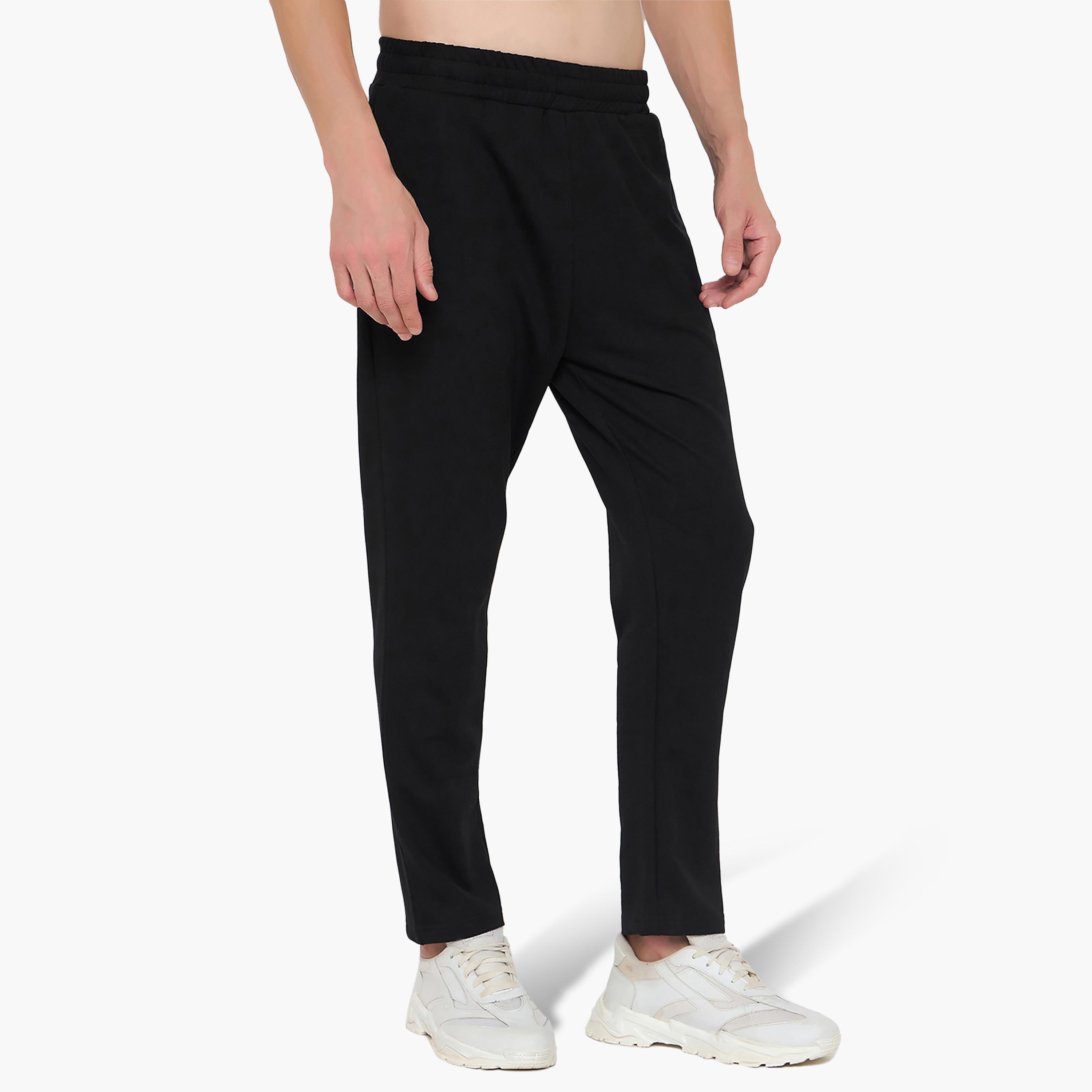 John Player Plain Mid-Rise Elasticated Waist Men's Pyjamas-men-clothing-nightwear-pyjamaandshorts-image-6
