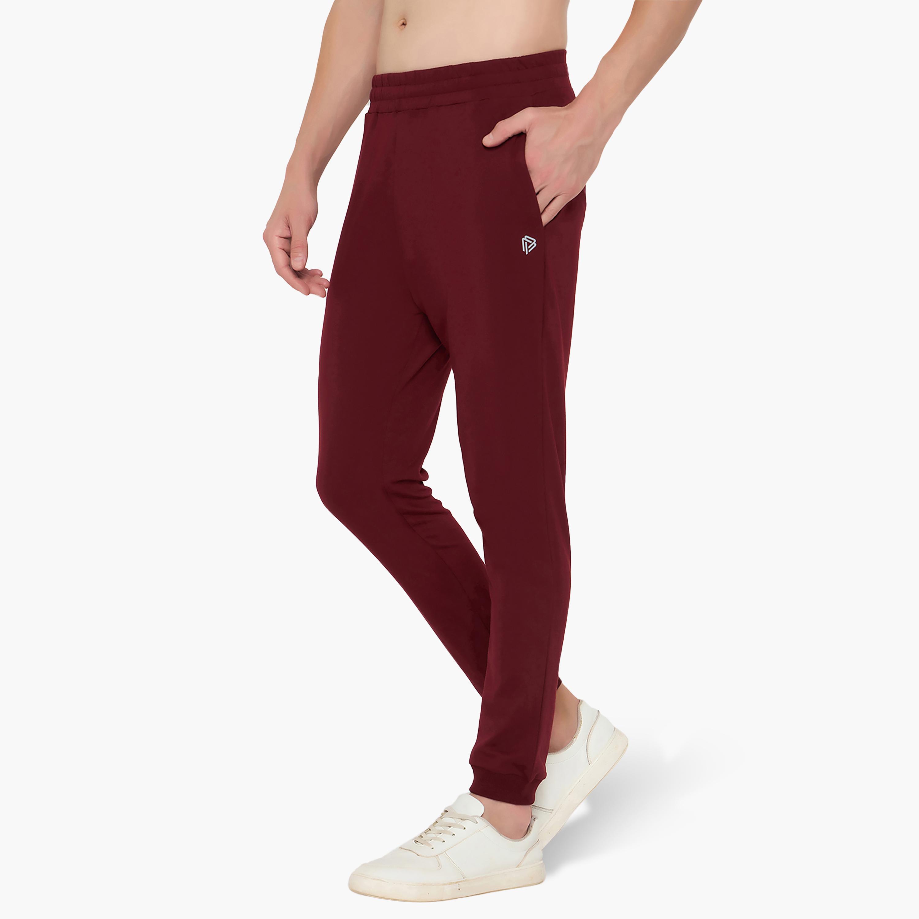 بنطلون جوجر رجالي سادة بخصر مطاطي متوسط الارتفاع من جون بلاير-men-clothing-nightwear-pyjamaandshorts-image-6