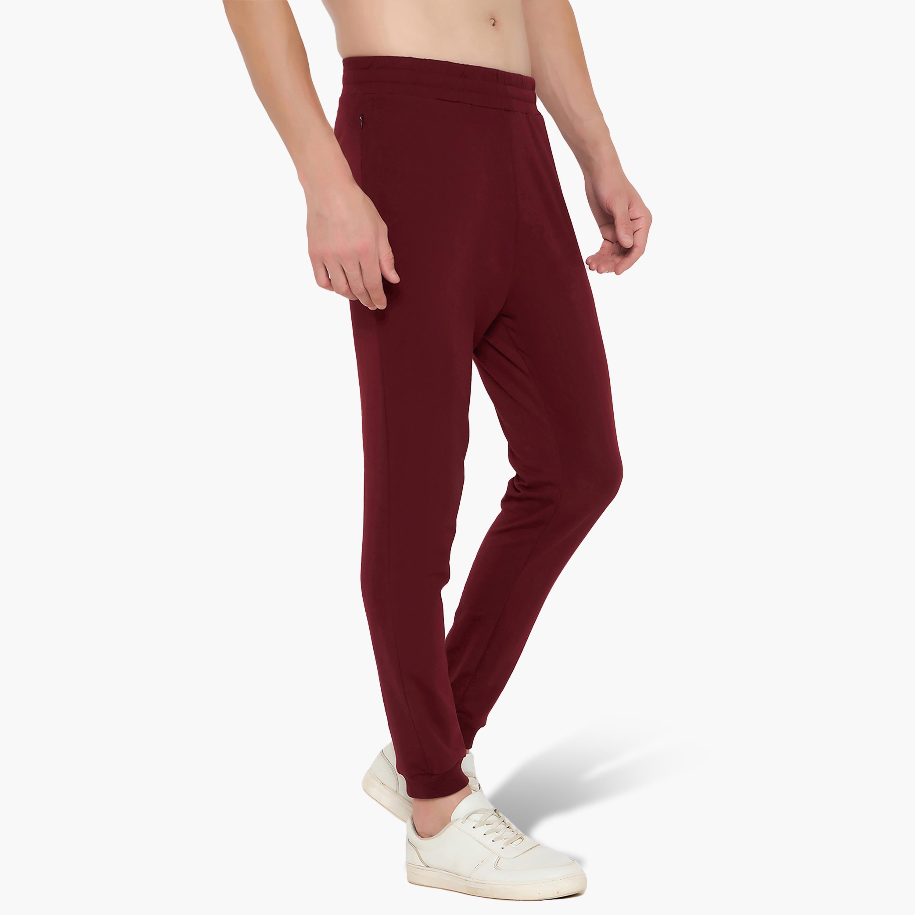 بنطلون جوجر رجالي سادة بخصر مطاطي متوسط الارتفاع من جون بلاير-men-clothing-nightwear-pyjamaandshorts-image-7