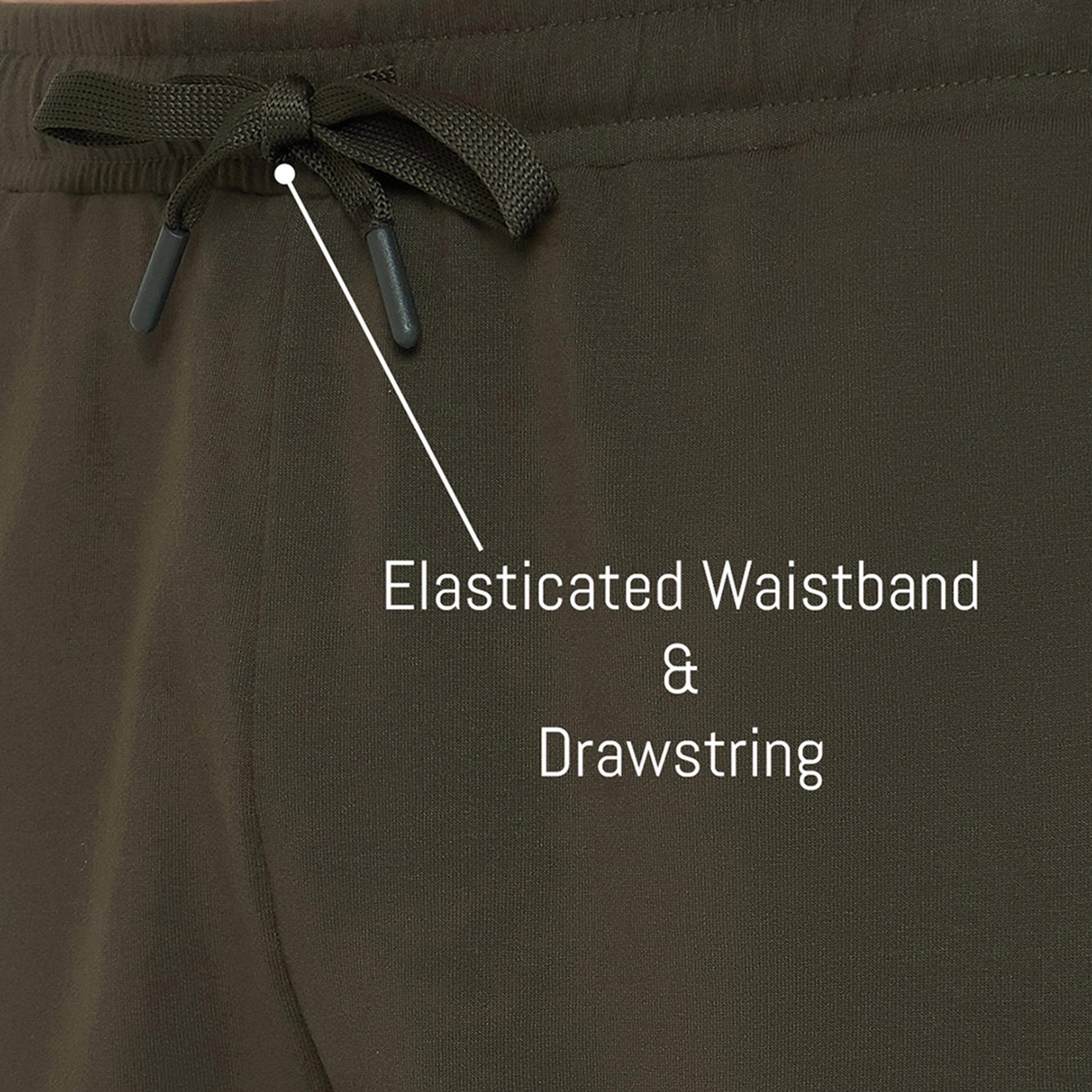 John Player Plain Mid-Rise Drawstring Waist Men's Shorts-men-clothing-nightwear-pyjamaandshorts-image-6