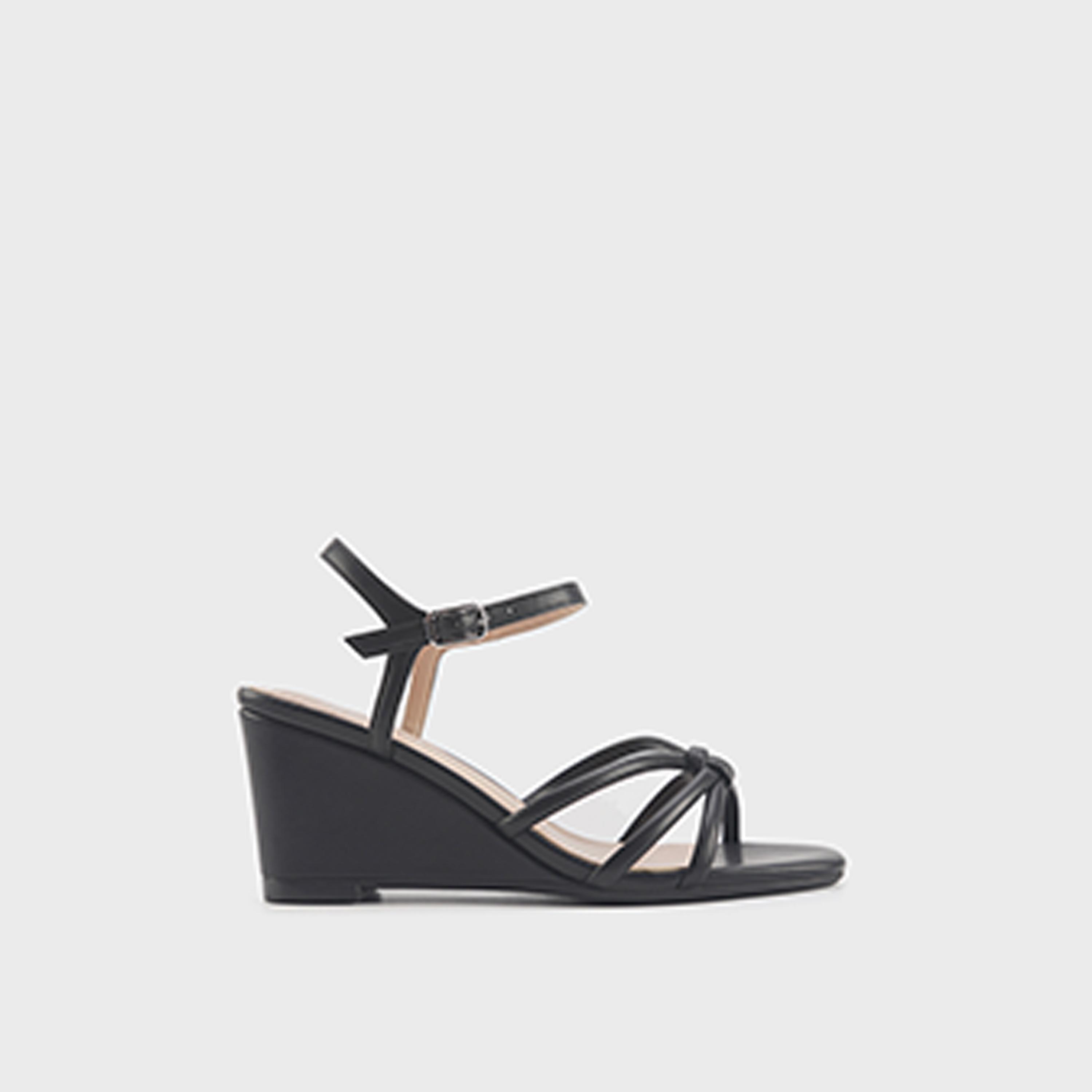 Nine West Women's Buckle Wedges | JORGIA 5FX-women-shoes-heels-image-4
