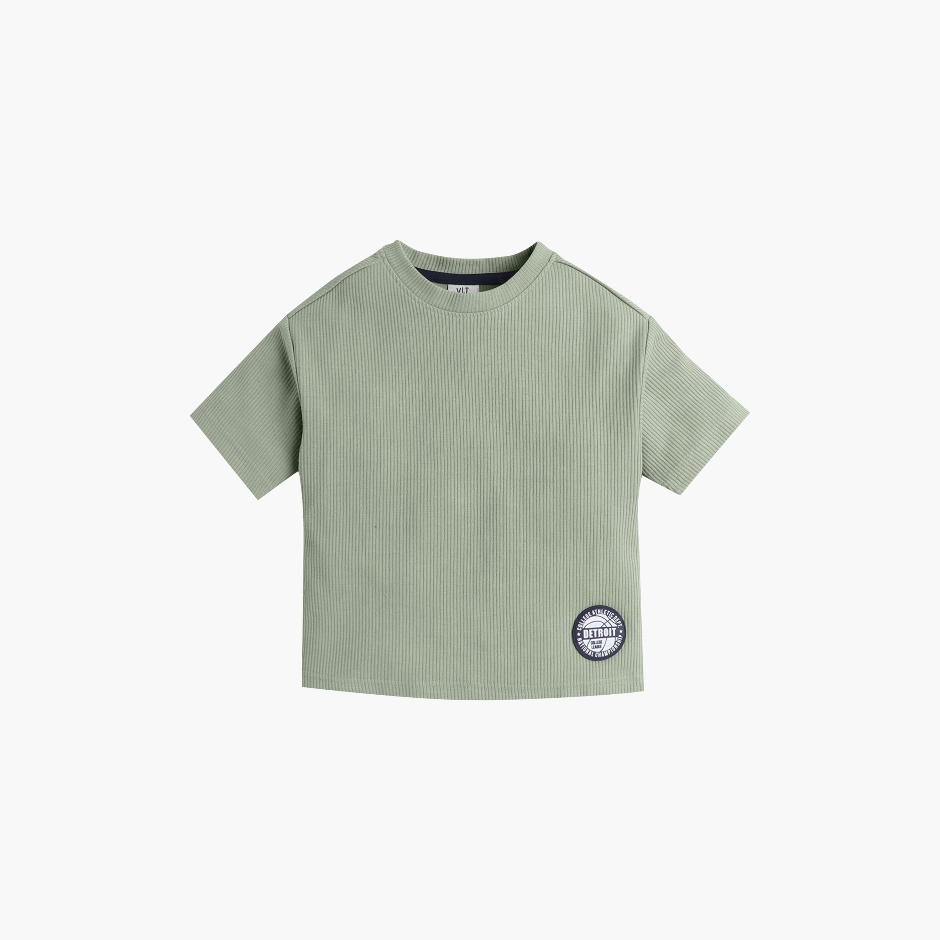 Victor and Jane Solid Short Sleeves T-Shirt-boys-clothing-tshirtsandpolos-image-2