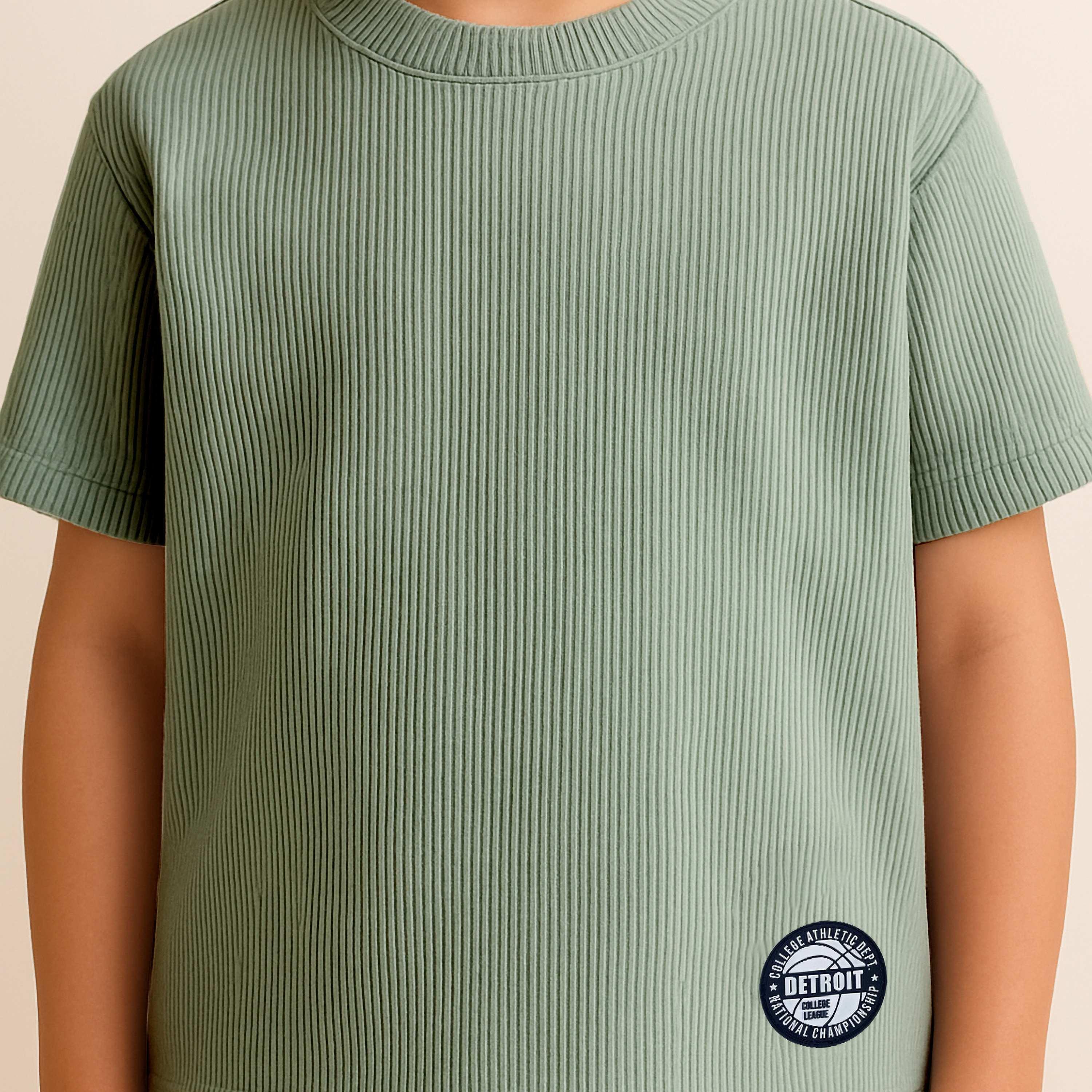 Victor and Jane Solid Short Sleeves T-Shirt-boys-clothing-tshirtsandpolos-image-4