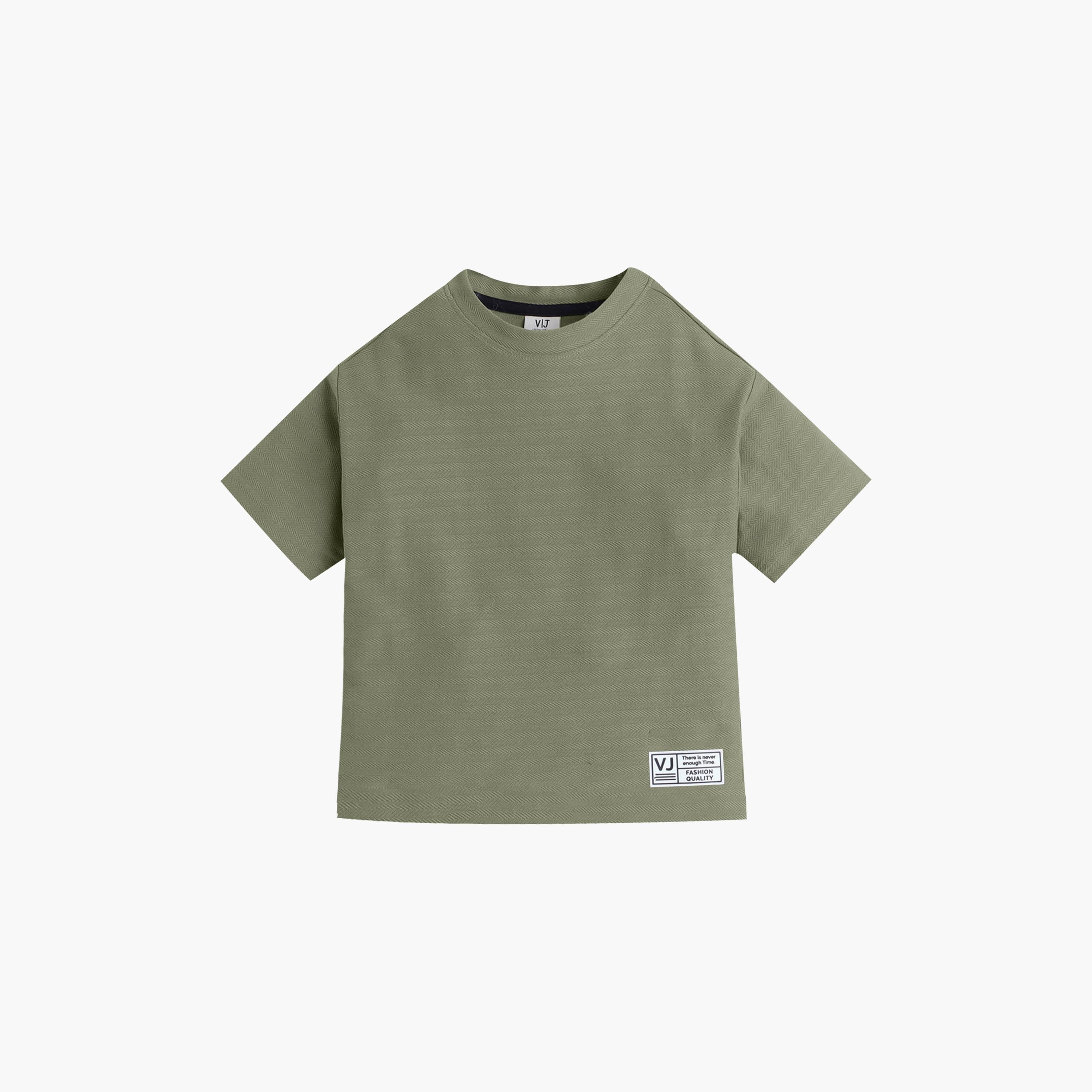 Victor and Jane Solid Short Sleeves T-Shirt-boys-clothing-tshirtsandpolos-image-3