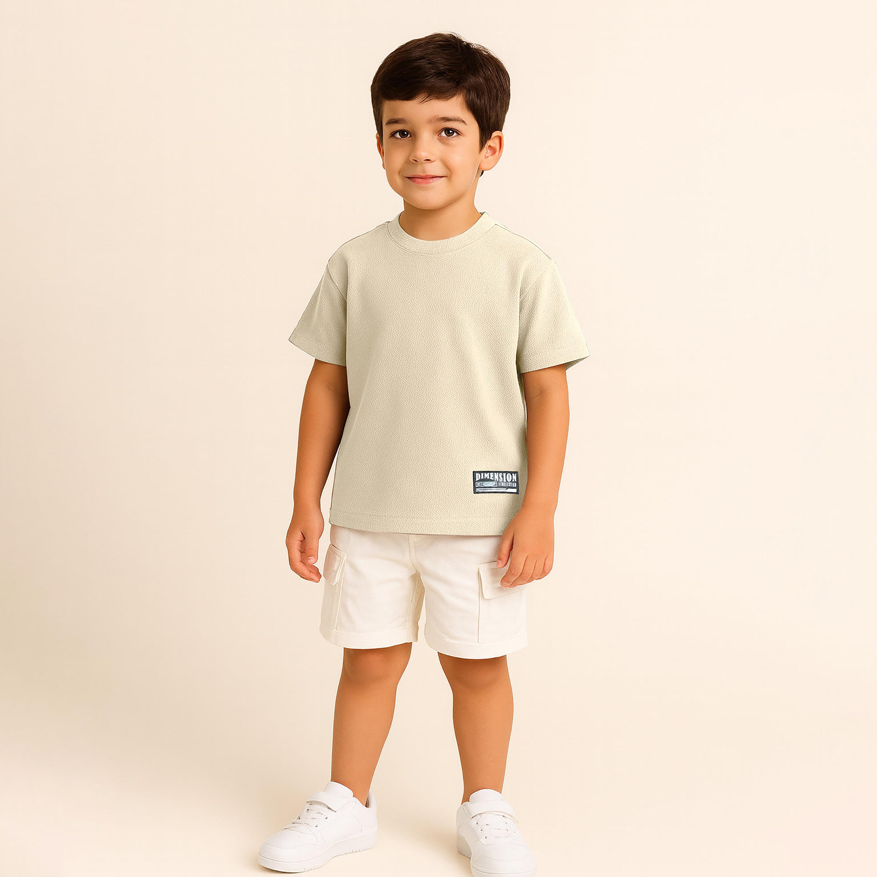 Victor and Jane Short Sleeves Solid T-Shirt-boys-clothing-tshirtsandpolos-image-1