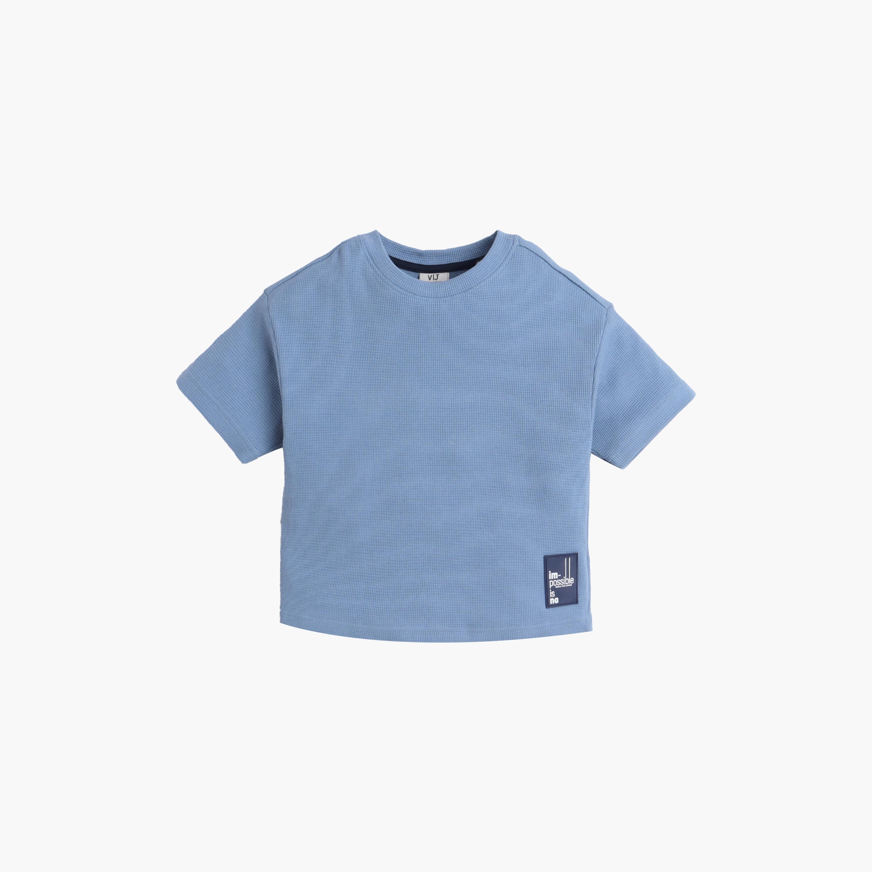 Victor and Jane Solid Short Sleeves T-Shirt-boys-clothing-tshirtsandpolos-image-2