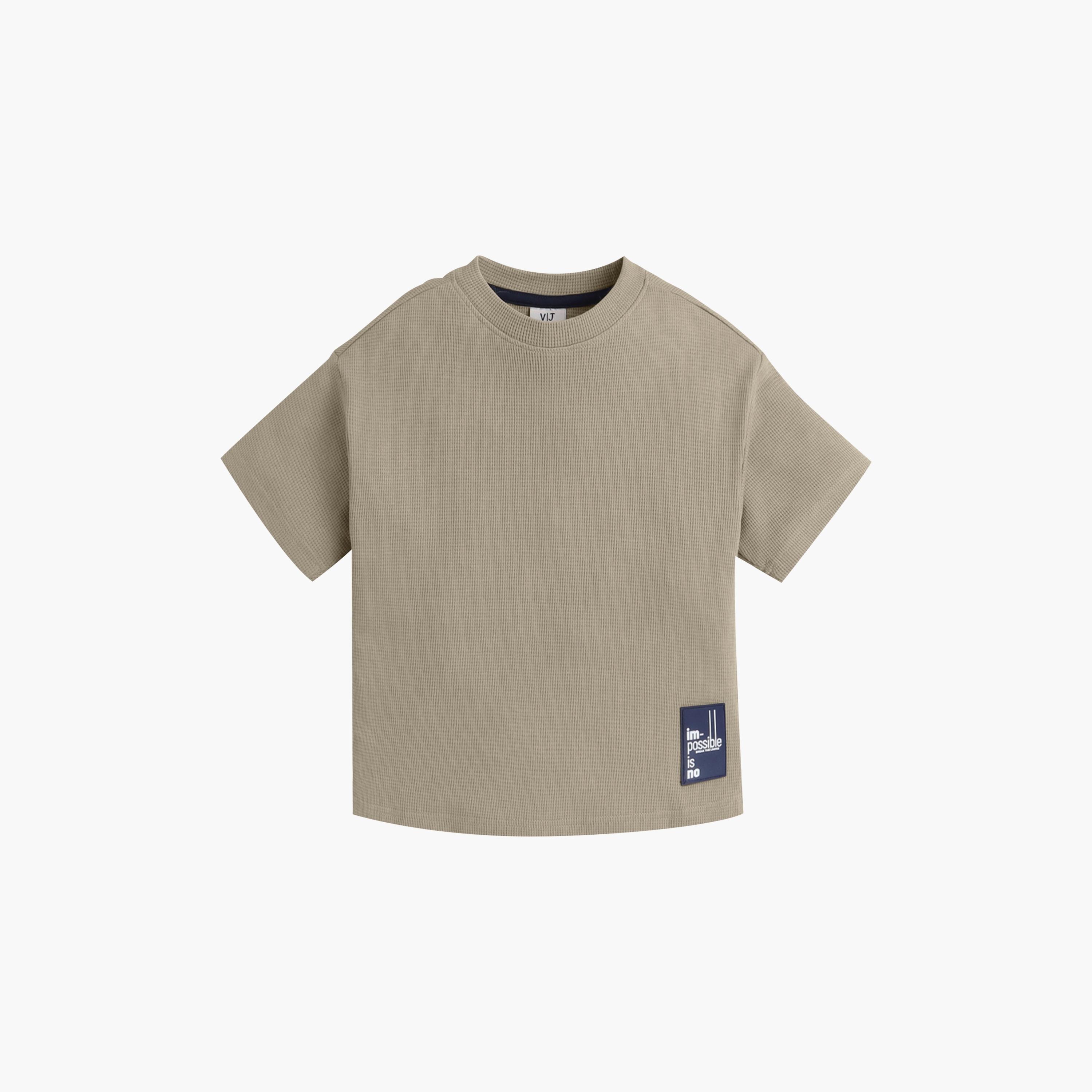 Victor and Jane Solid Short Sleeves T-Shirt-boys-clothing-tshirtsandpolos-image-1