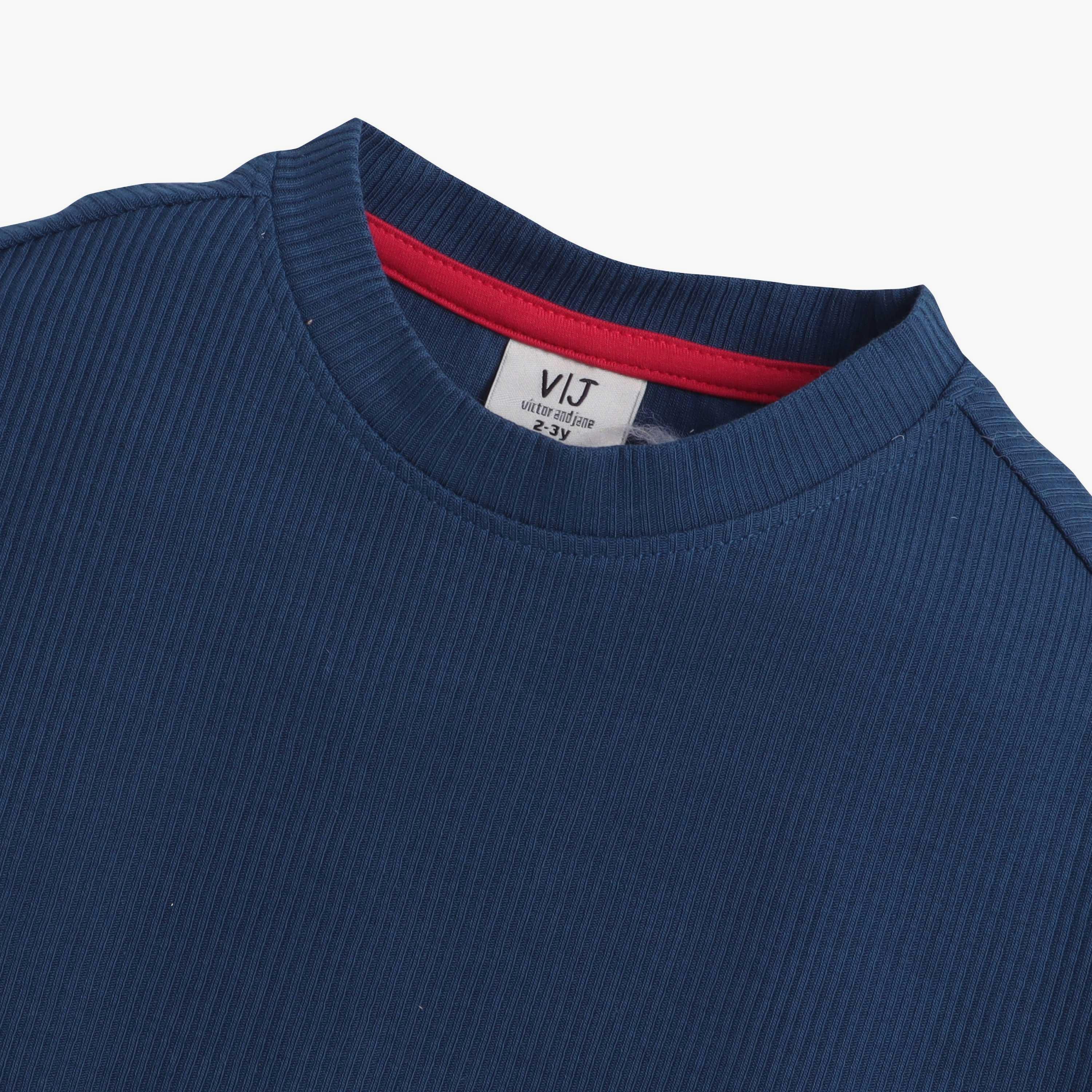 Victor and Jane Solid Short Sleeves T-Shirt-boys-clothing-tshirtsandpolos-image-4