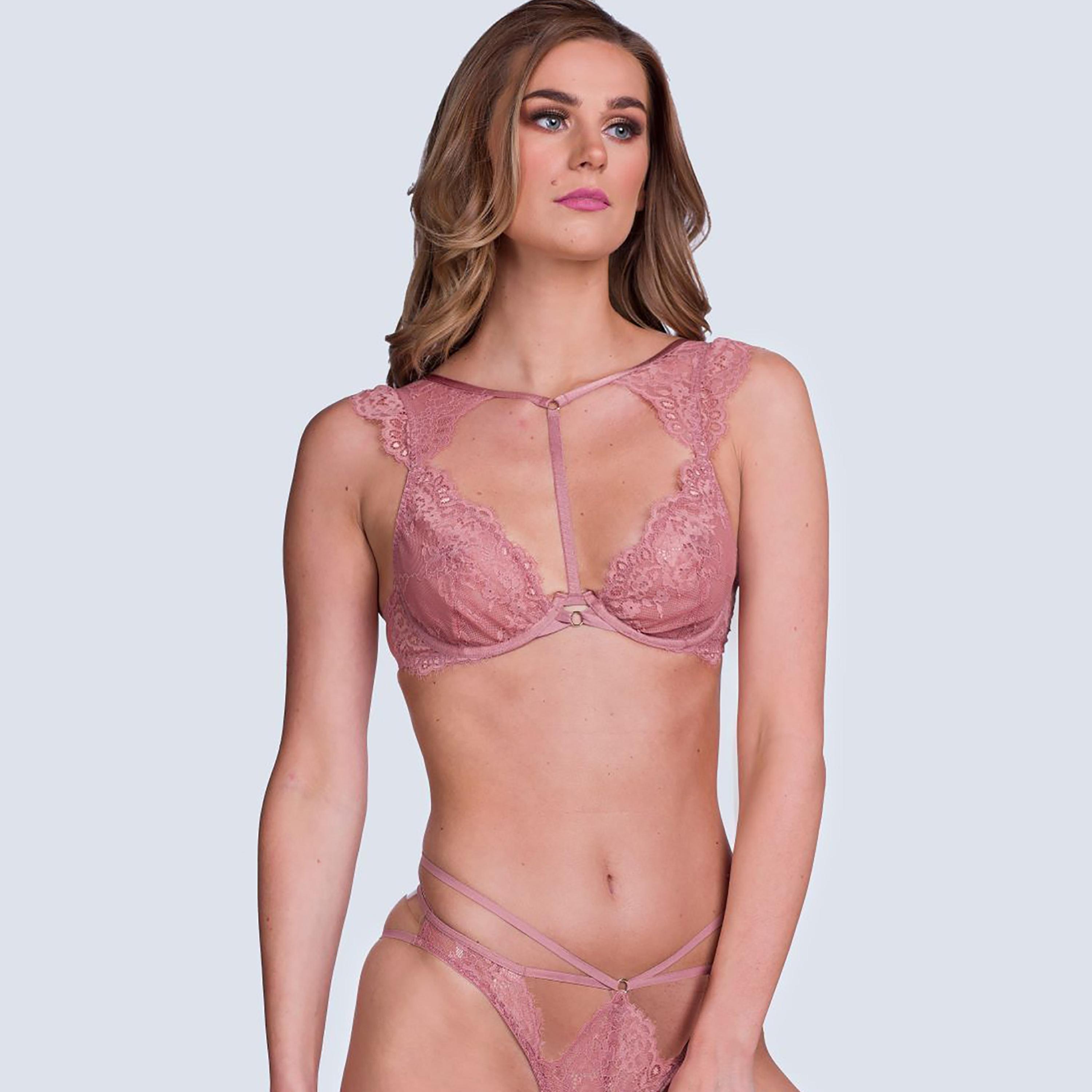 حمالة صدر نسائية وردية غير مبطنة بدون أسلاك لا سينزا-women-clothing-lingerie-bras-image-1