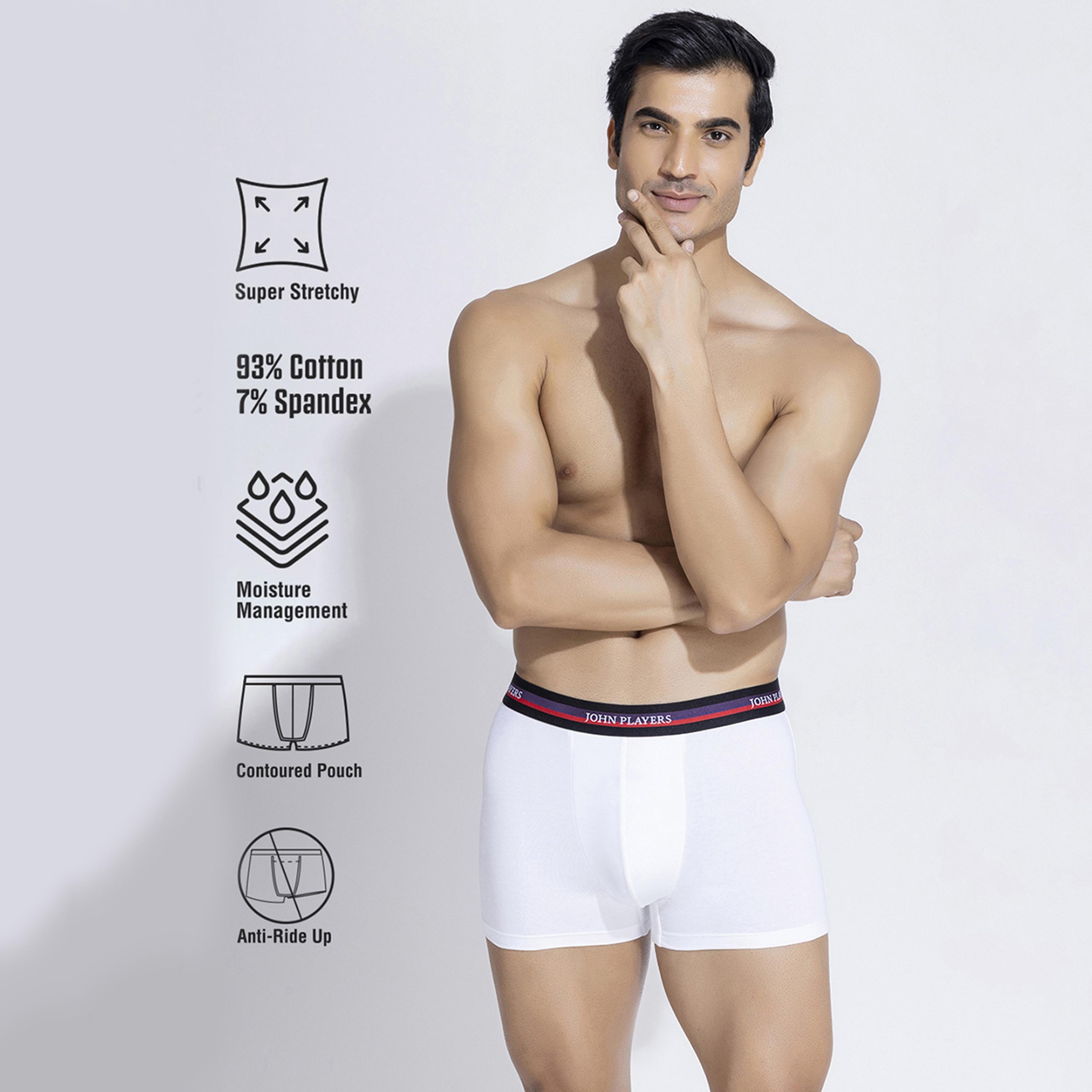 John Player Pack of 2 Brand Print Waistband Men's Trunks-men-clothing-innerwear-underwear-image-6