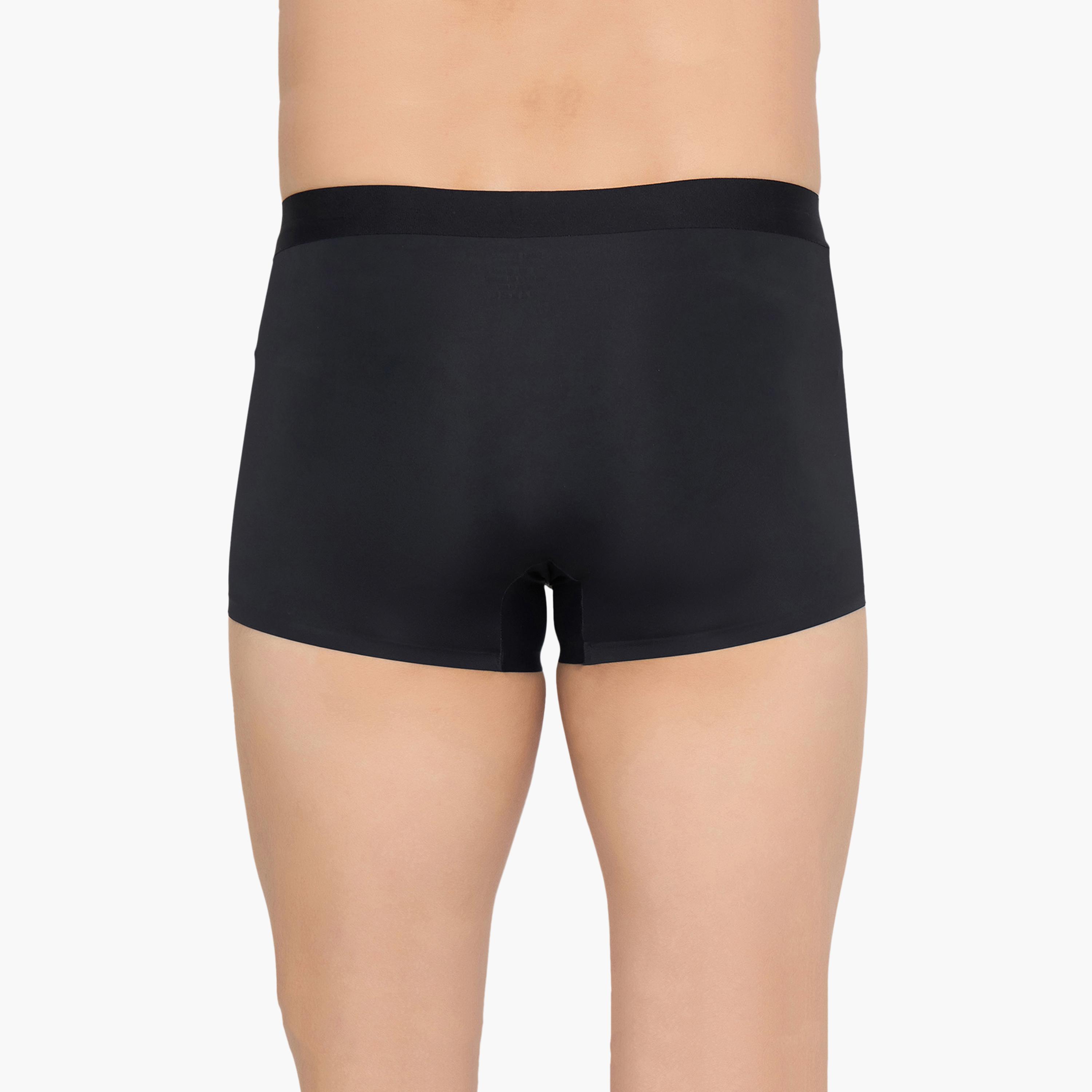 طقم قطعتين سراويل داخلية رجالية بخصر مطبوع بشعار الماركة من جون بلاير-men-clothing-innerwear-underwear-image-4
